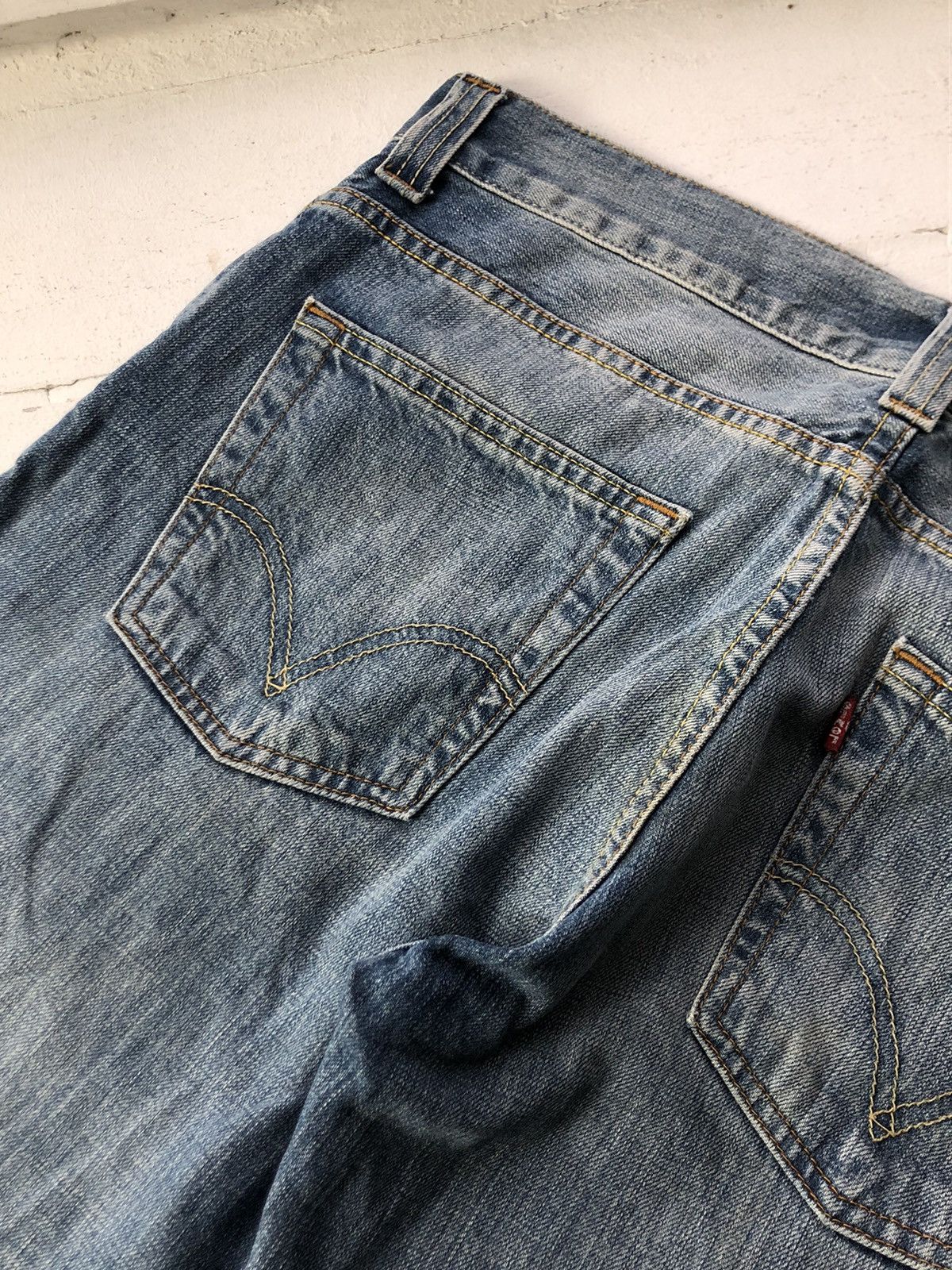 Levi's Retro VNTG 00s Y2K Levi’s 506 Bootcut Blue Denim Jeans Size US 32 / EU 48 - 5 Thumbnail