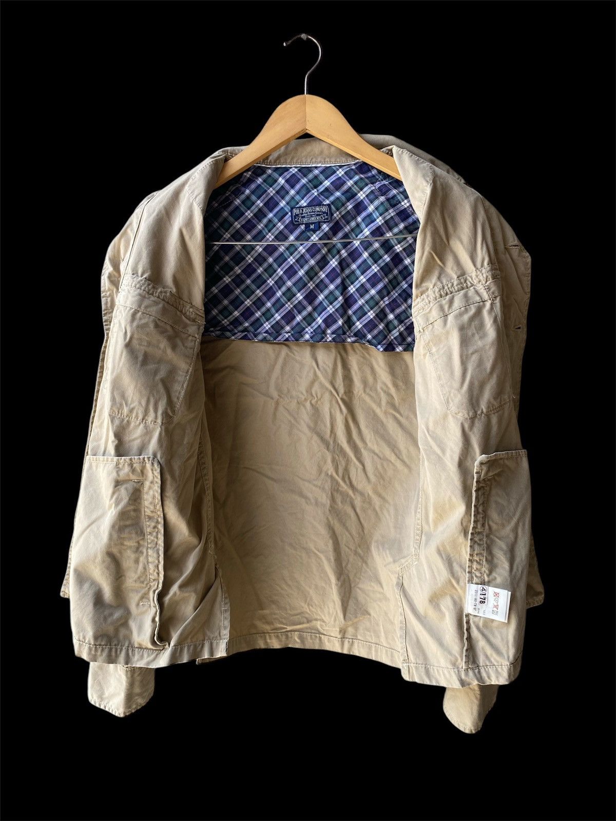 Flannel × Japanese Brand × Polo Ralph Lauren Polo Shirts Button Up Long Sleeve Size M / US 6-8 / IT 42-44 - 4 Thumbnail
