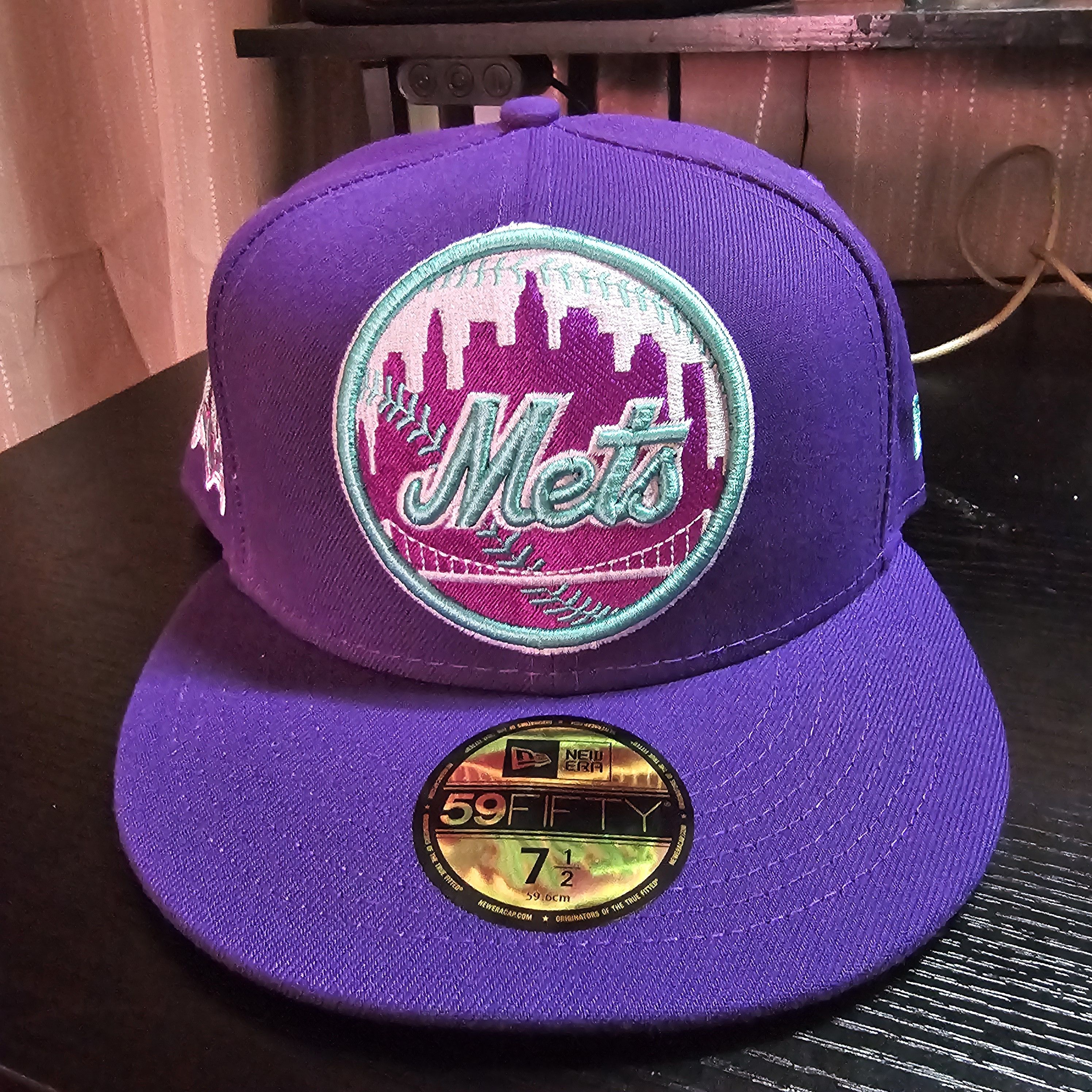 New Era Mets Purple City Size ONE SIZE - 1 Thumbnail