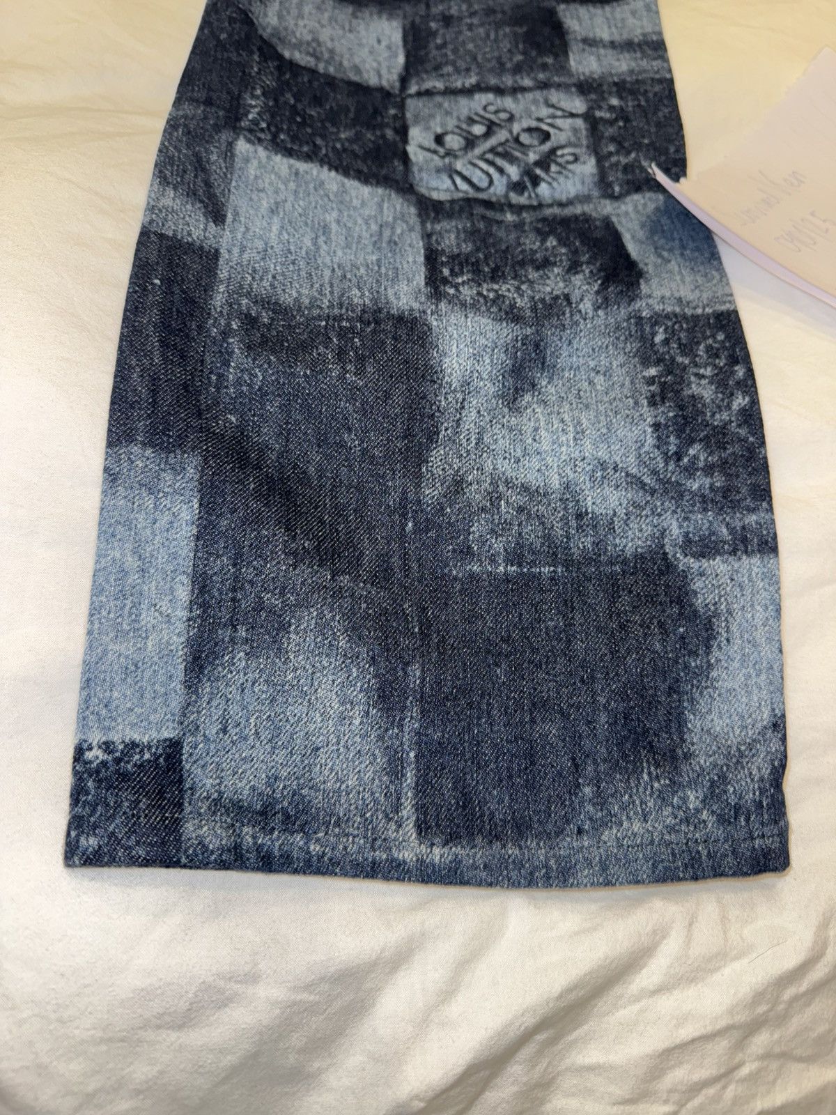 Louis Vuitton Louis Vuitton Damier Denim Print Jeans Size US 31 - 7 Thumbnail