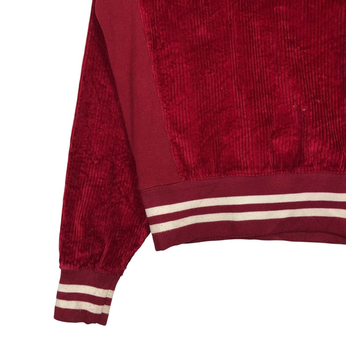 Japanese Brand 90s Champion Velour Sportswear Thick Pile, Oversized C Patch Size US S / EU 44-46 / 1 - 5 Thumbnail