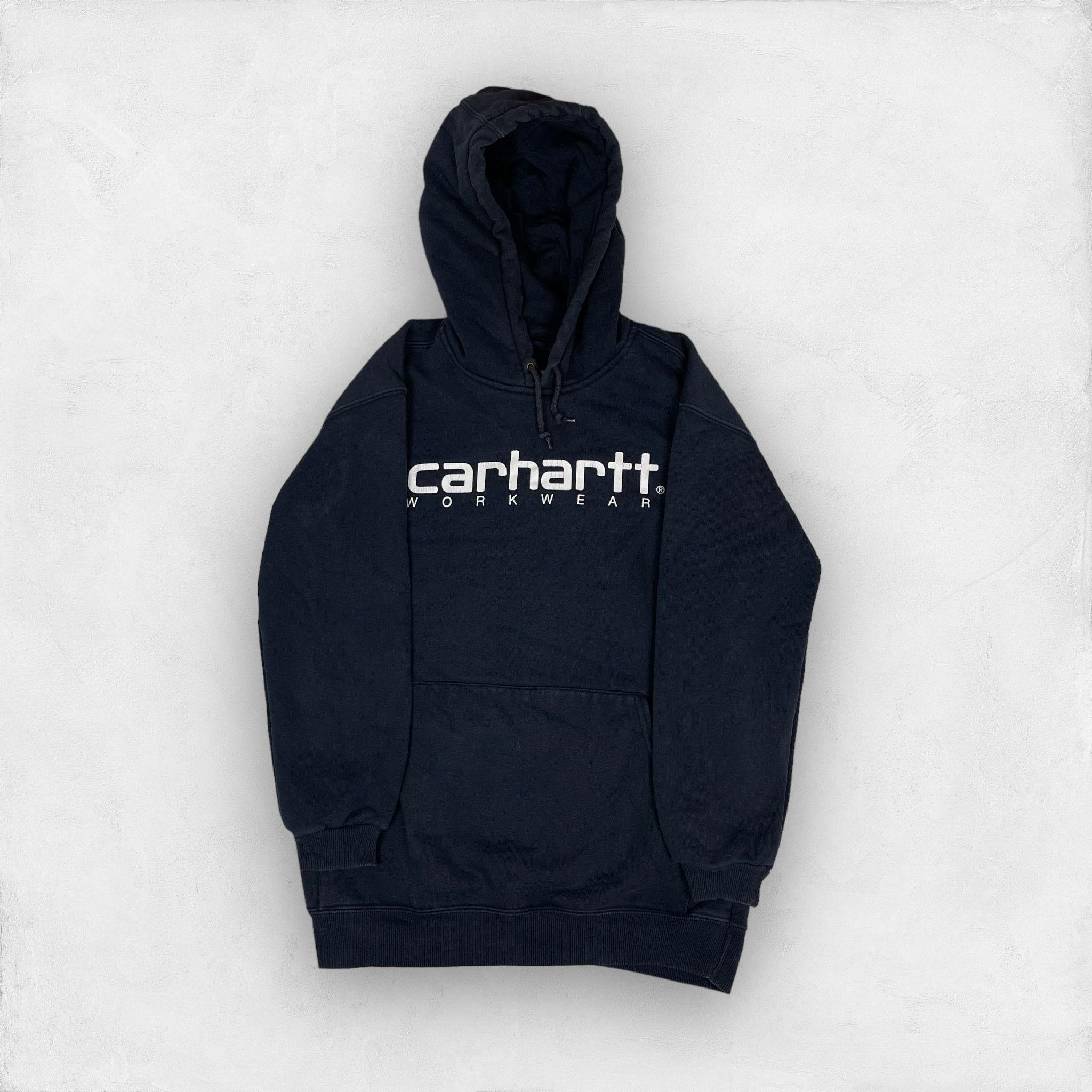 Carhartt Carhartt Mens Navy Cotton Long Sleeve Pullover Hoodie Medium Size US M / EU 48-50 / 2 - 1 Thumbnail
