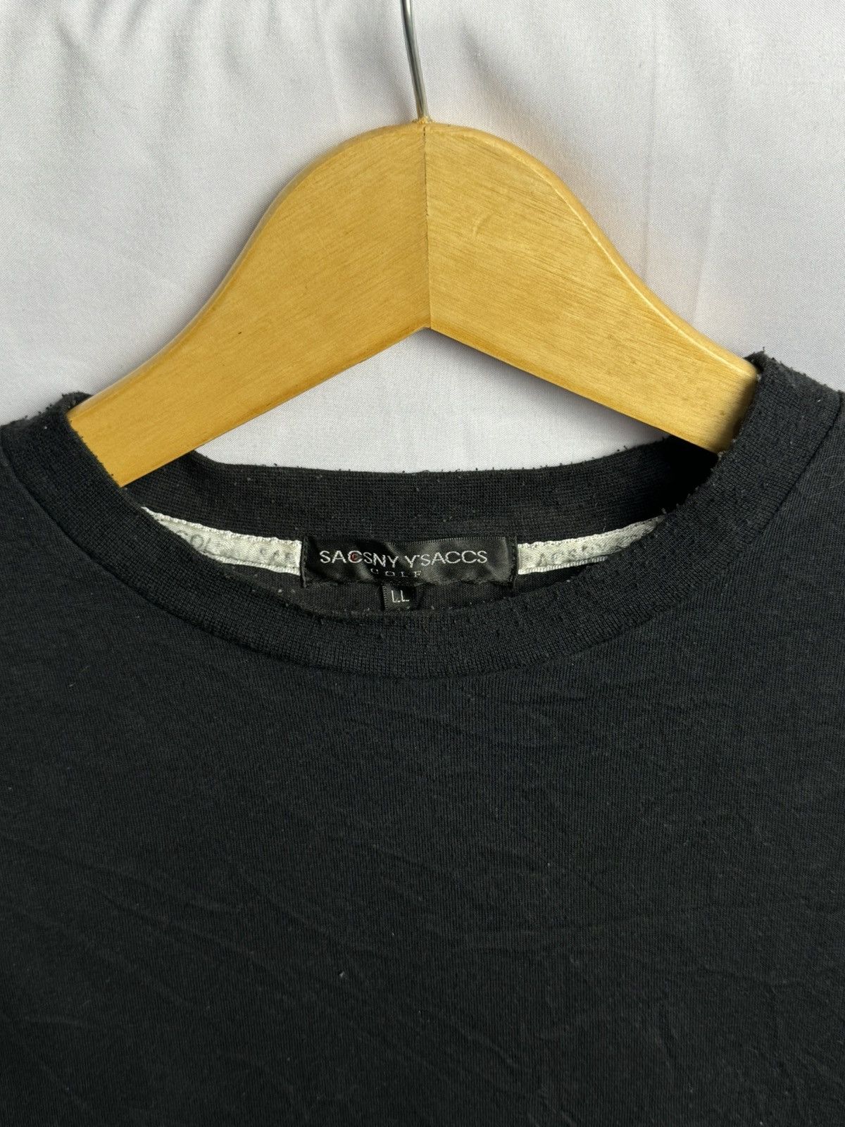 Yohji Yamamoto YOHJI YAMAMOTO Y'SACCS BLACK LONG SLEEVE Size US M / EU 48-50 / 2 - 5 Thumbnail