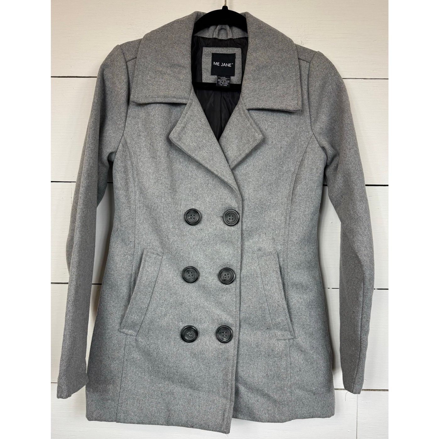 Other Me Jane Gray Pea Coat Women's Size XS Size XS / US 0-2 / IT 36-38 - 1 Thumbnail
