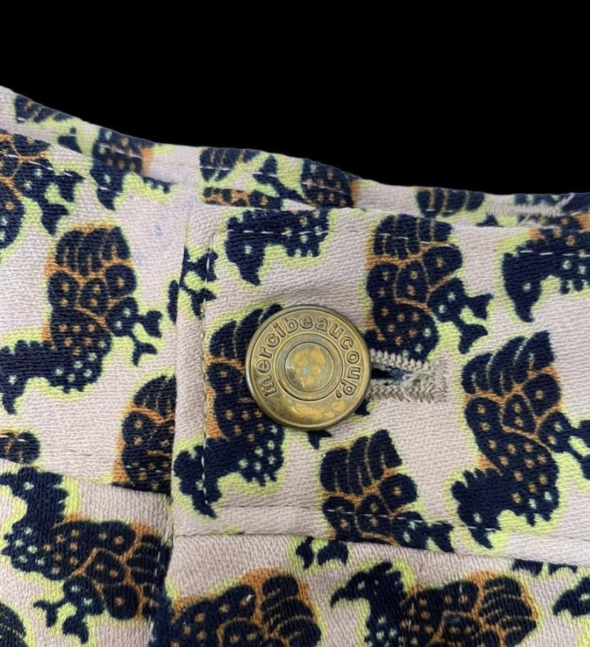 Issey Miyake × mercibeaucoup Mercibeaucoup by ISSEY MIYAKE Drop Crotch Fullprint Pants Size US 29 - 5 Thumbnail