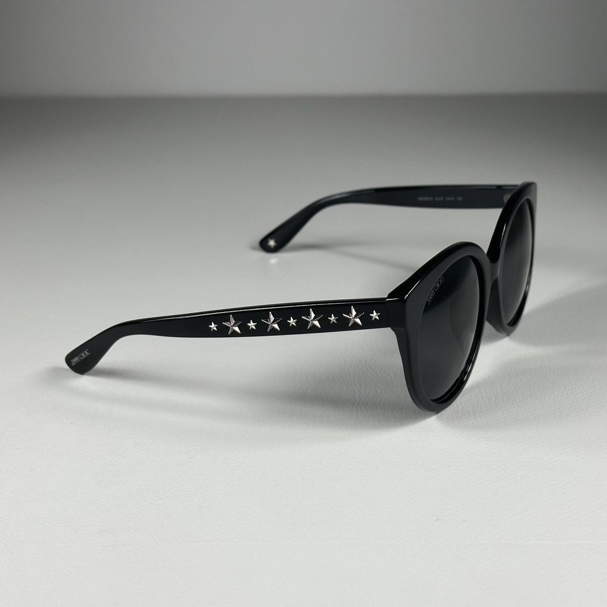 Jimmy Choo Jimmy Choo ASTAR/F/S 54_19_135 Cat Eye Black Sunglasses Size ONE SIZE - 2 Thumbnail