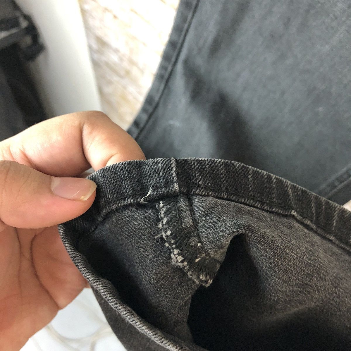 Levi's 541 Levis Black Denim jeans Pants #7567 Size US 33 - 10 Thumbnail