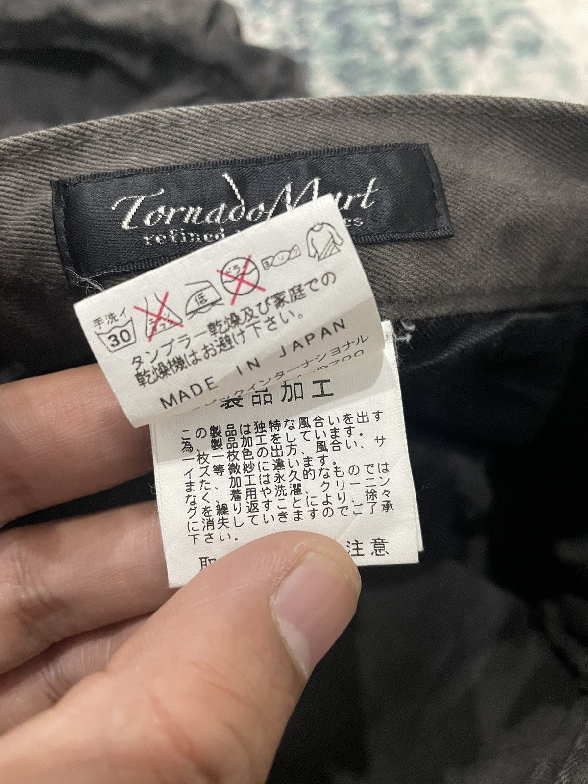 Tornado Mart Tornado Mart Waxed Multipocket Coated Denim Pants Size US 30 / EU 46 - 14 Thumbnail