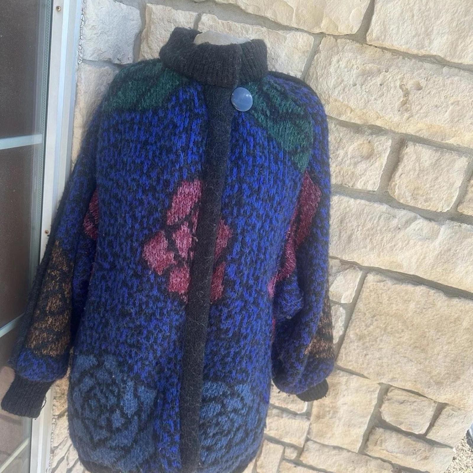 Other Gallery 888 vintage 90s multi-coloured wool sweater Size M / US 6-8 / IT 42-44 - 1 Thumbnail