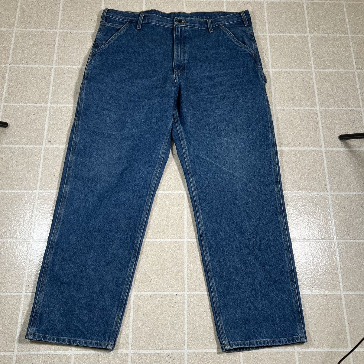 Carhartt CARHARTT Jeans Mens 40x32 Blue Original Fit Work Carpenter Size US 40 / EU 56 - 3 Thumbnail