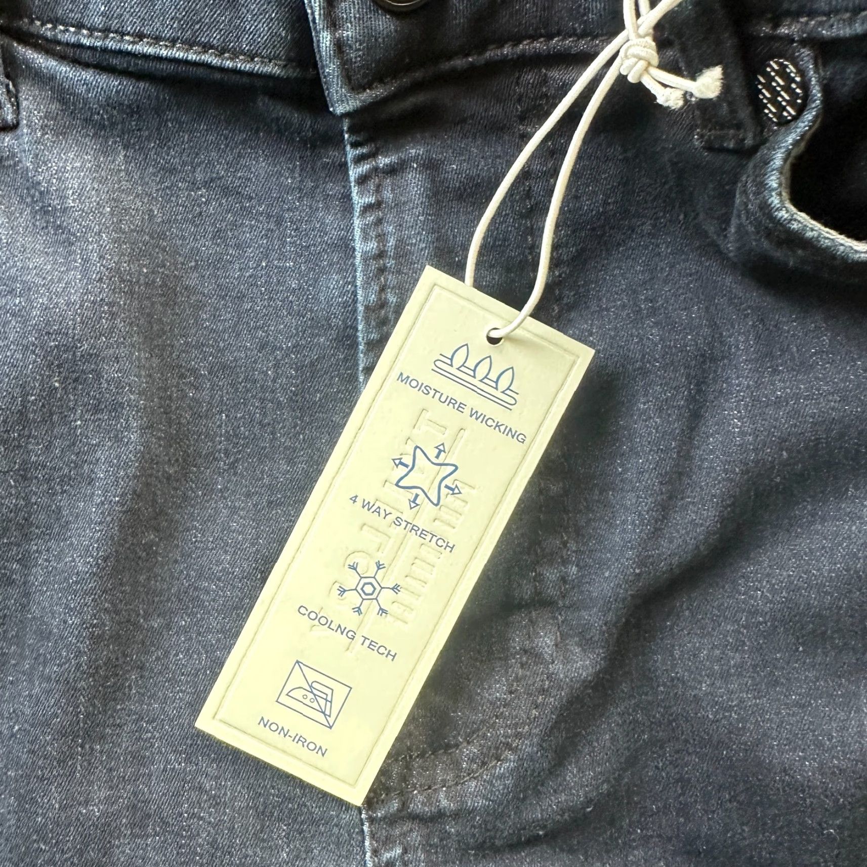 True Religion Twillory Jeans Mens 32x32 Blue Denim Pants Stretch Trim Fit Regular 5-Pocket Belt Loops Blue Size US 32 / EU 48 - 7 Thumbnail