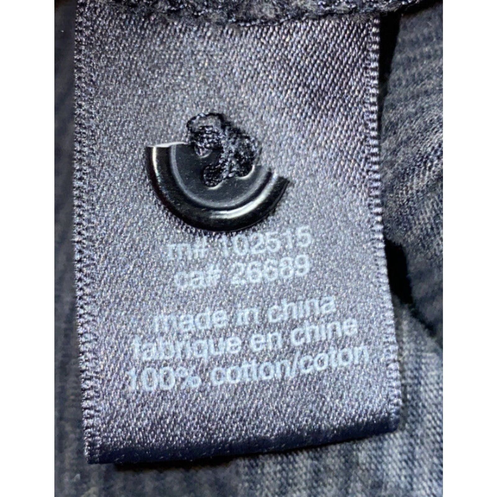 John Varvatos John Varvatos USA Men's Golf Polo Shirt XL Black Gray Striped Short Sleeve Cotton Mens Size US XL / EU 56 / 4 - 7 Thumbnail