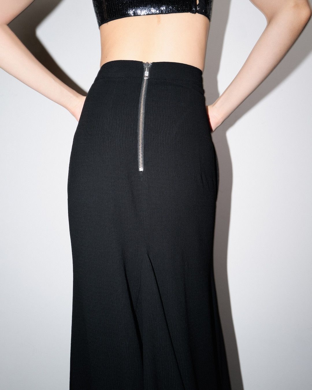 Other NKTRMNV FISHTAIL MAXI SKIRT Size 28" / US 6 / IT 42 - 2 Thumbnail