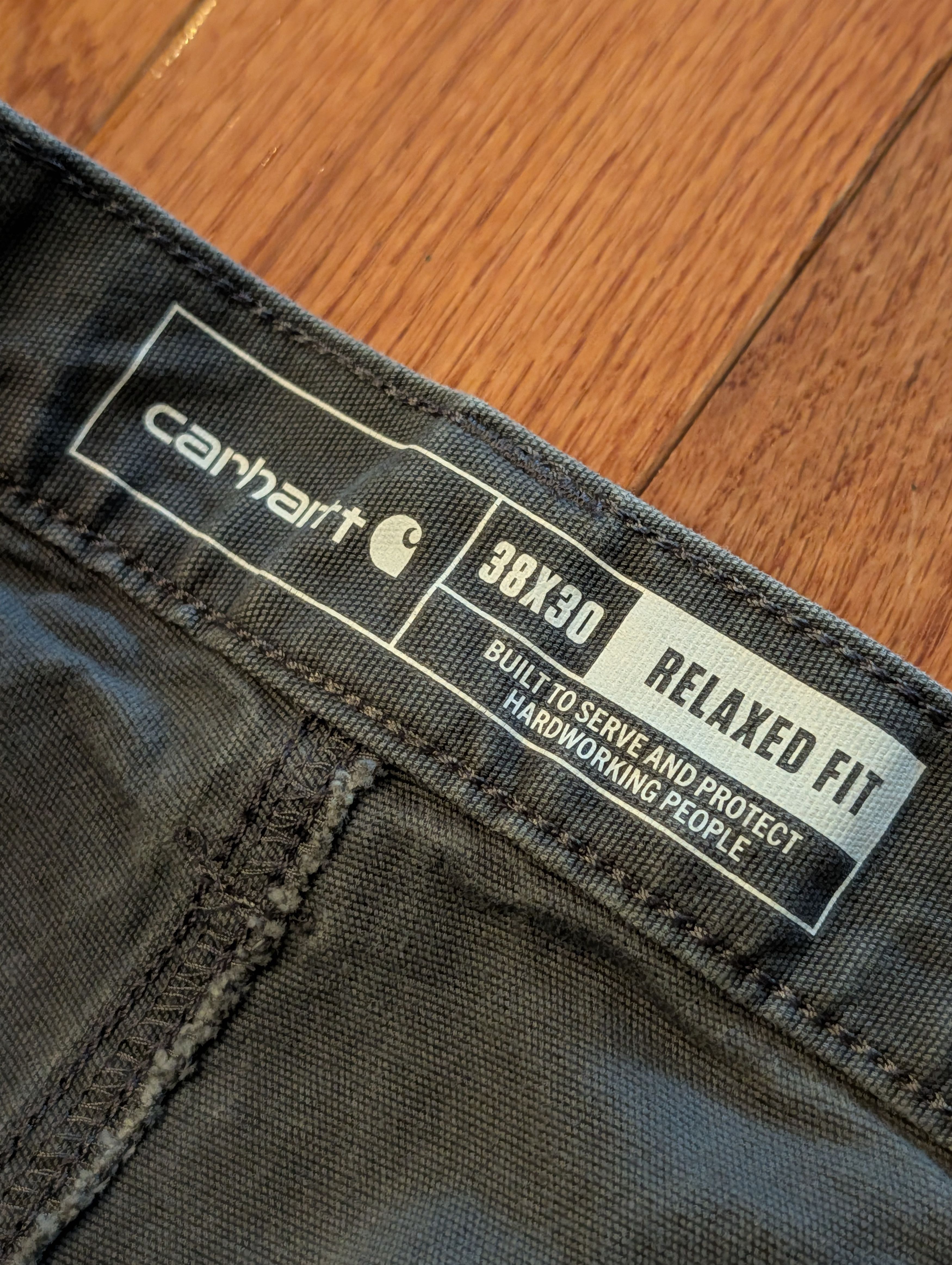 Carhartt Vtg Carhartt Relaxed Fit Work Pants Gray Canvas 38x30 Size US 38 / EU 54 - 4 Thumbnail