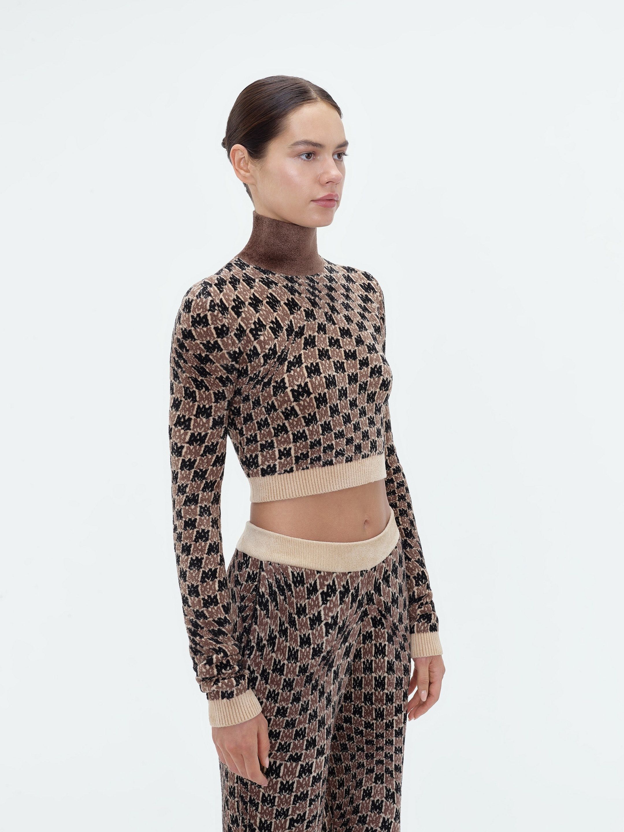 Amiri o1w1db10125 Crop Top in Multicolor Size L / US 10 / IT 46 - 3 Thumbnail