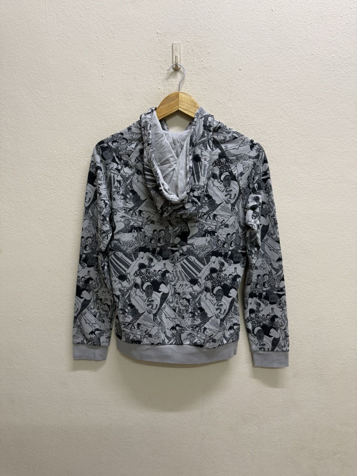 Adidas Adidas X Captain Tsubasa all-over print hoodie pink logo Size US XS / EU 42 / 0 - 22 Thumbnail