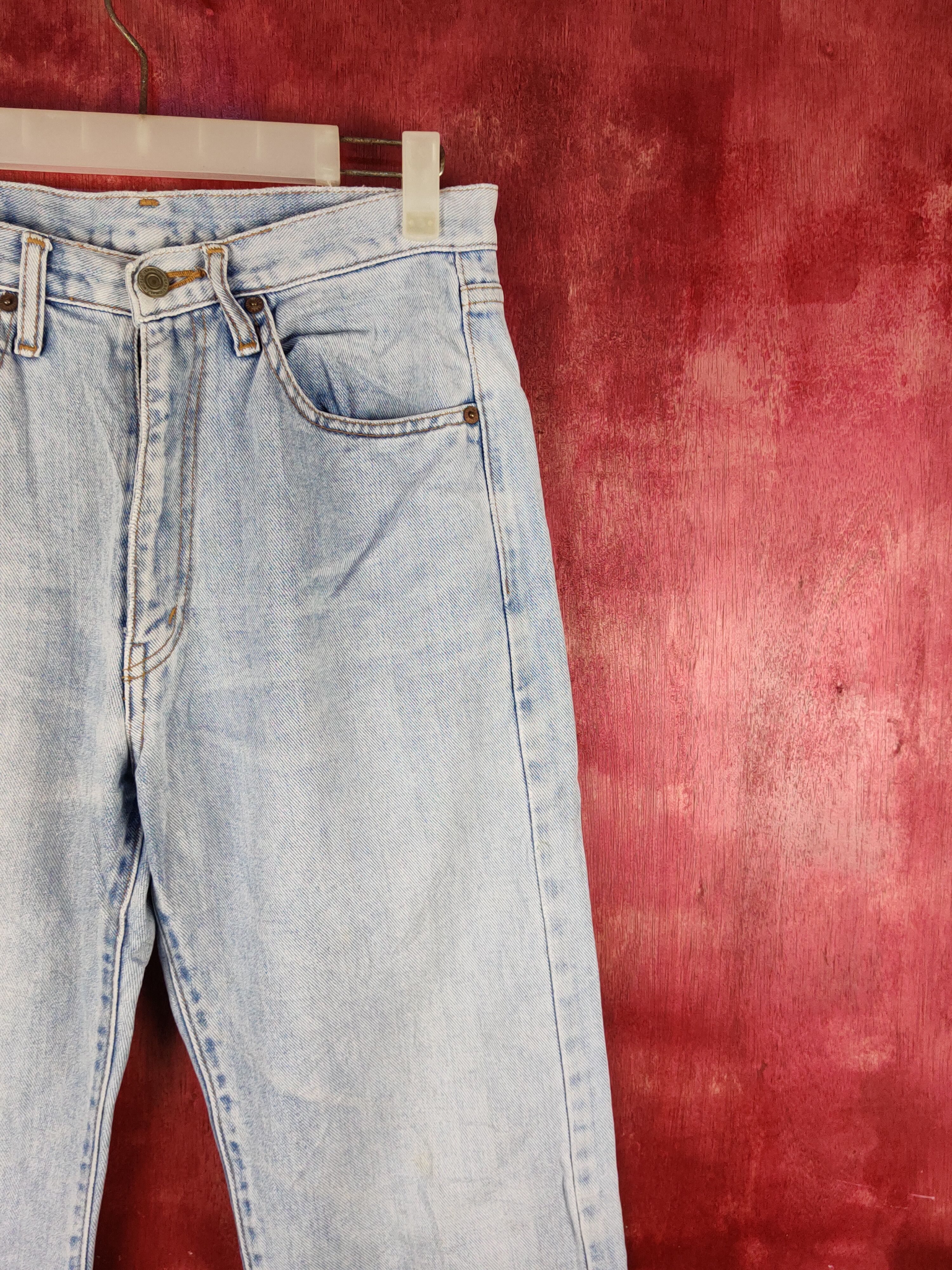 Japanese Brand Villand Blue Faded jeans vintage Denim pants #S1584 Size US 30 / EU 46 - 5 Thumbnail