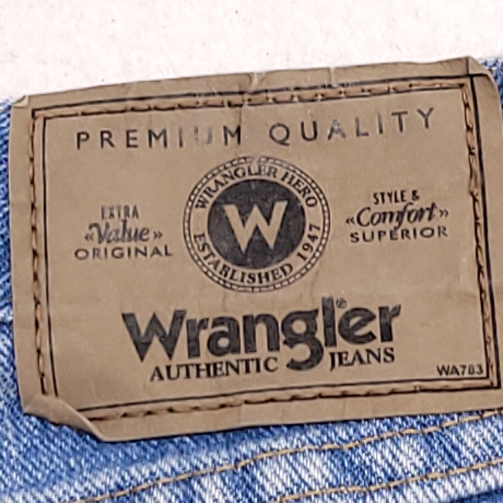 Wrangler Wrangler Casual Button Zip Denim Jeans Mens Size 42x32 Blue Size US 42 / EU 58 - 11 Thumbnail