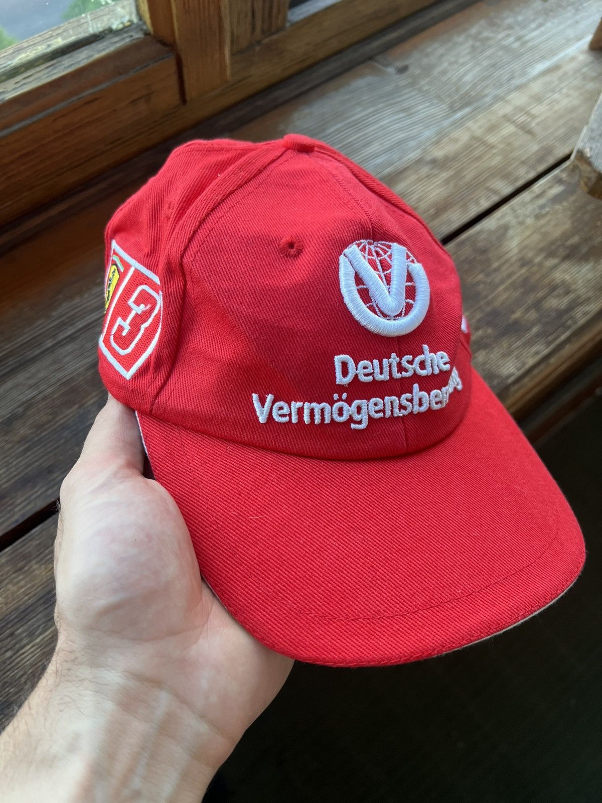 Ferrari Vintage F-1 Ferrari Schumacher Racing Trapper Hat Y2K Size ONE SIZE - 3 Thumbnail