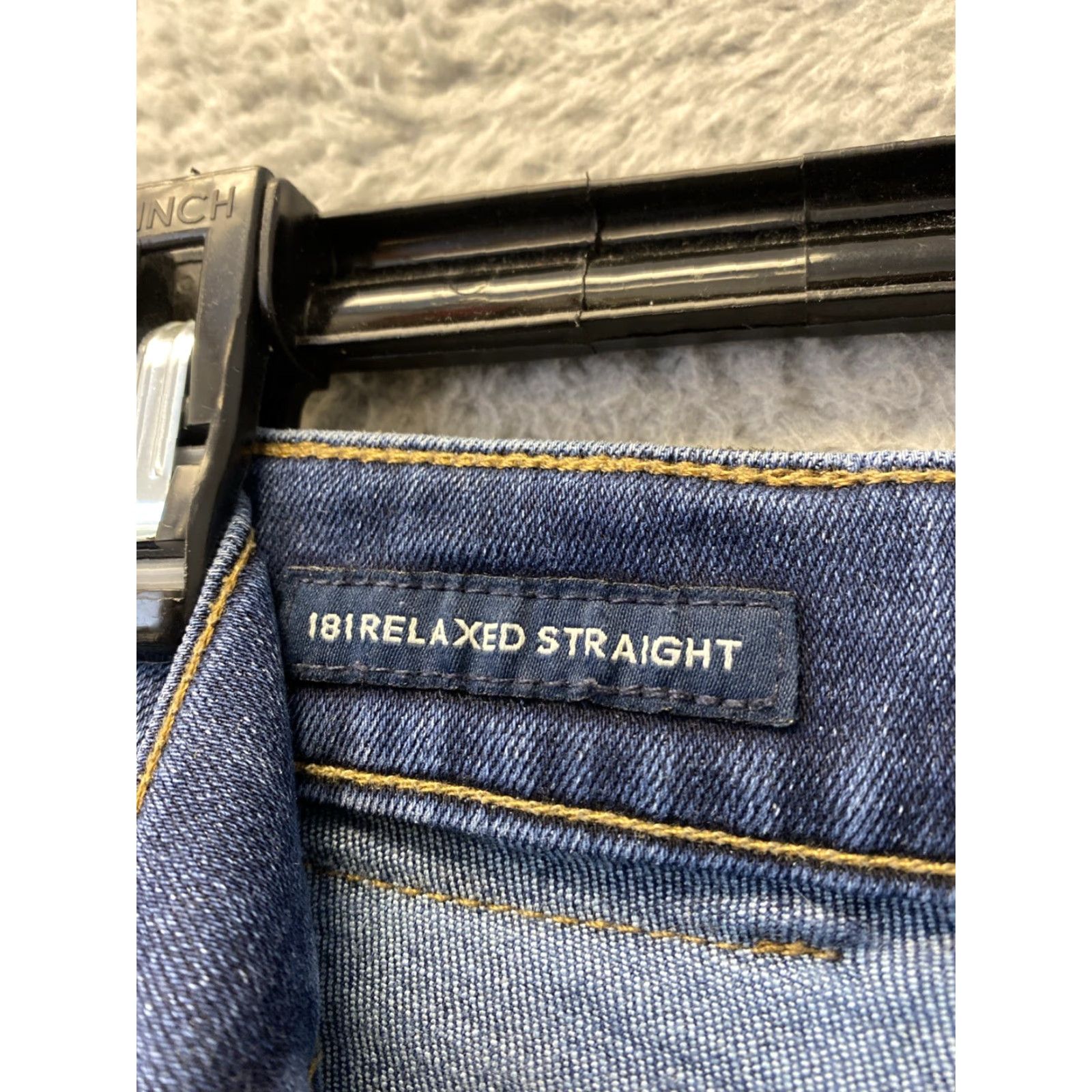 Lucky Brand Lucky Brand Jeans Adult 33X32 Blue Relaxed Bootcut Stretch Regular Inseam 32 Size 24" / US 00 / IT 34 - 5 Thumbnail