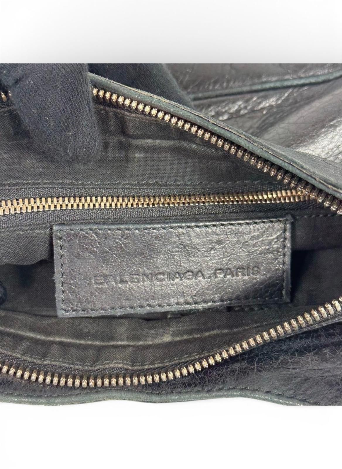 Balenciaga Balenciaga - Black Leather Women's Shoulder Bag Size ONE SIZE - 8 Thumbnail