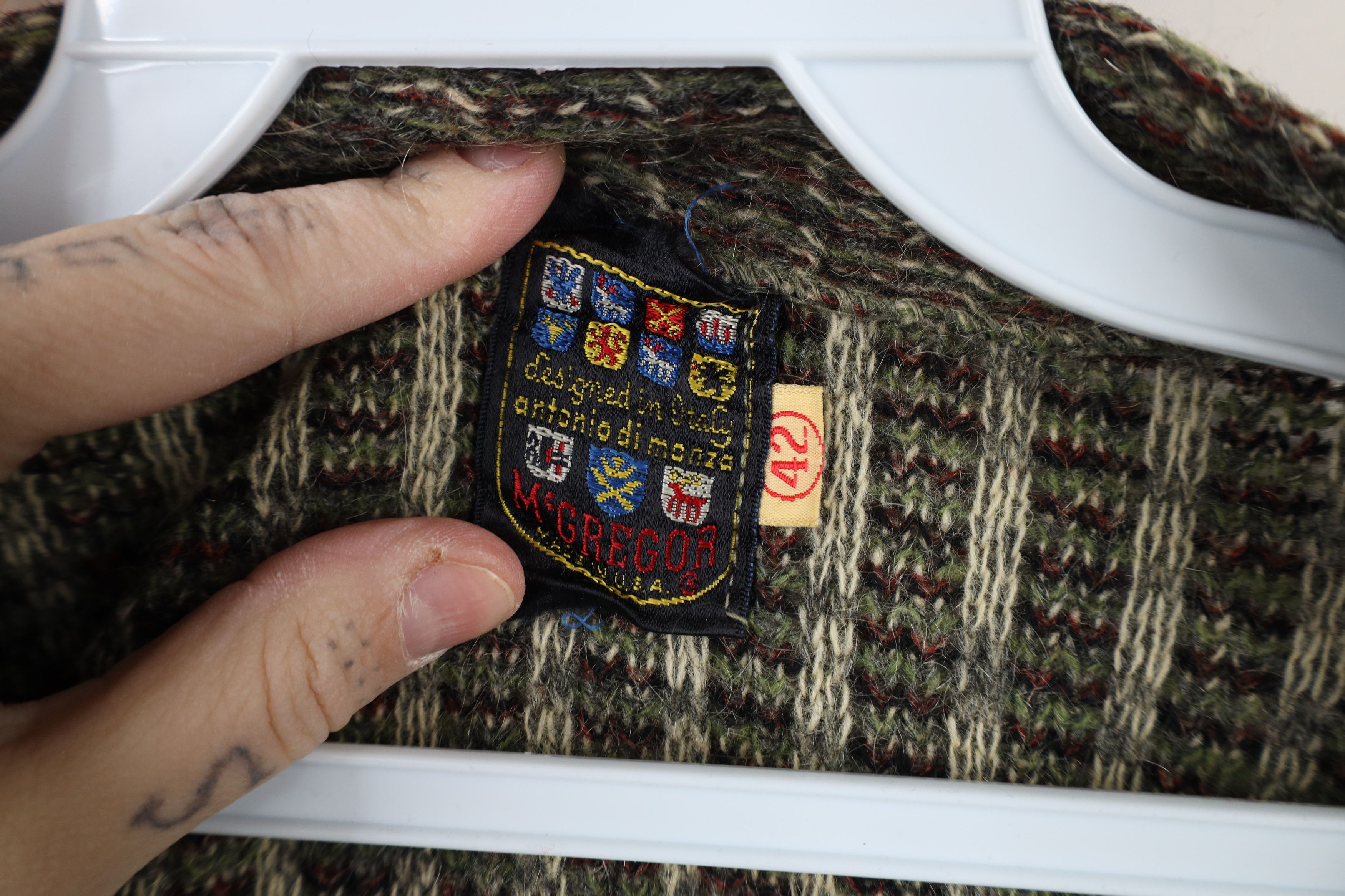 Vintage Vintage 50s McGregor Mohair Wool Blend Knit Sweater USA Size US XL / EU 56 / 4 - 7 Thumbnail