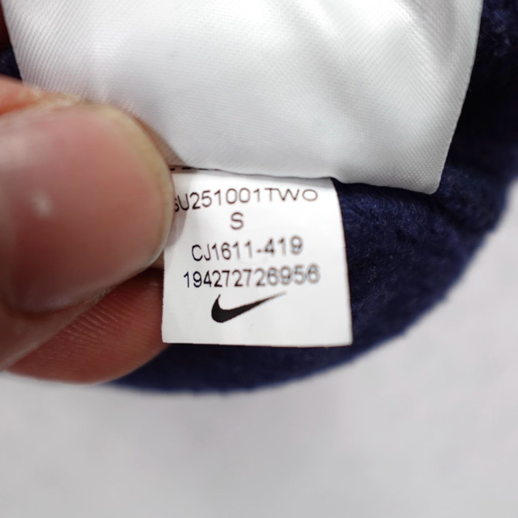 Nike Nike Hoodie Mens Small Blue Football Helmet Fleece Sweatshirt Pullover Athletic Size US S / EU 44-46 / 1 - 6 Thumbnail