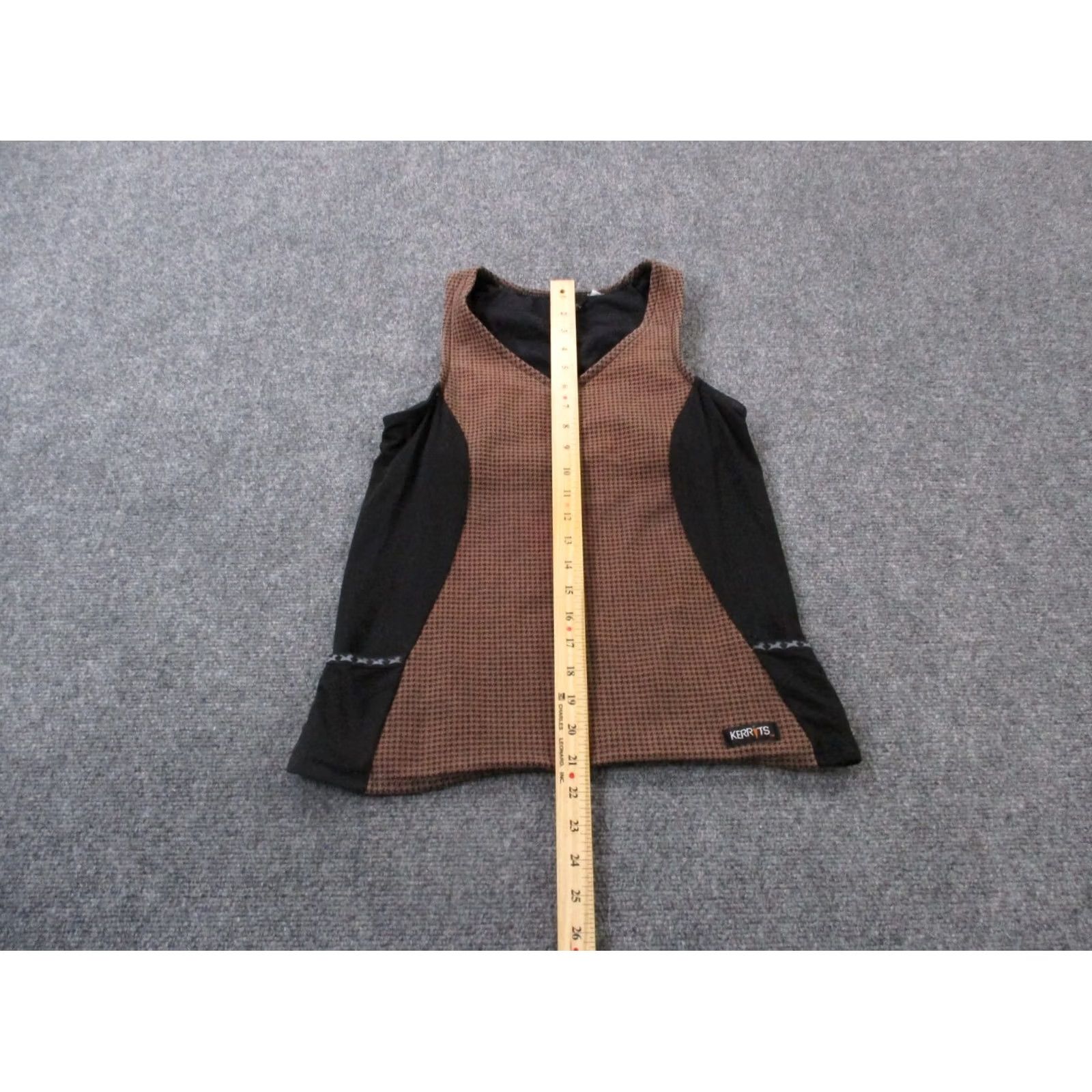 Vintage Kerrits Vest Women S Houndstooth Fleece Outdoor Hiking Equestrian Jacket Sweater Size S / US 4 / IT 40 - 3 Thumbnail