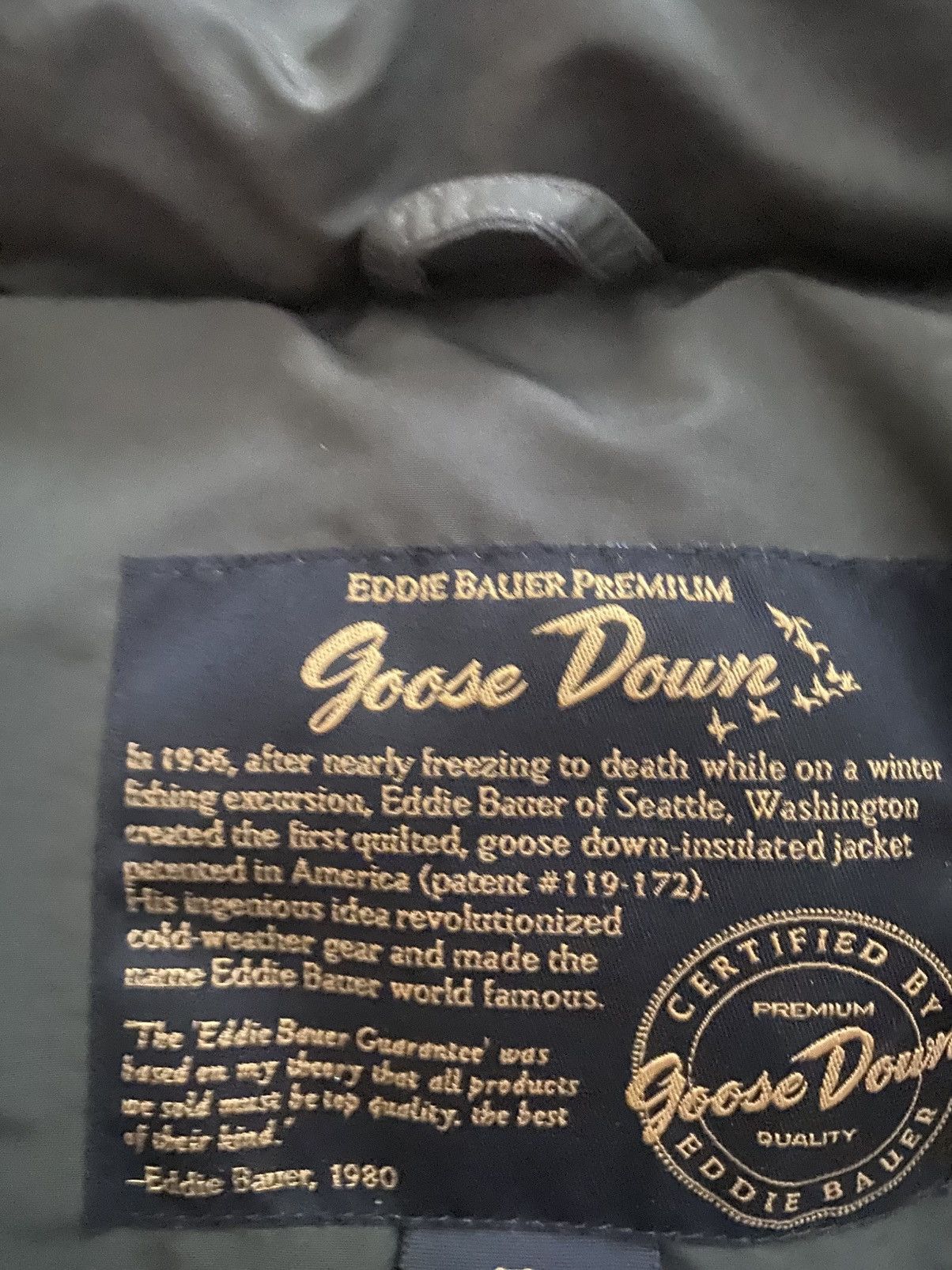 Vintage Goose Down Eddie Bauer Puffer Jacket Size US S / EU 44-46 / 1 - 3 Thumbnail