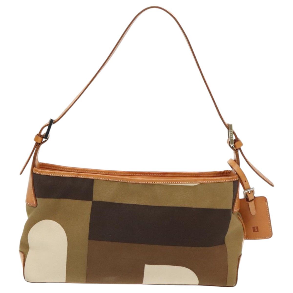 Bally Brown Canvas Shoulder Bag (Pre-Owned) Size ONE SIZE - 1 Thumbnail