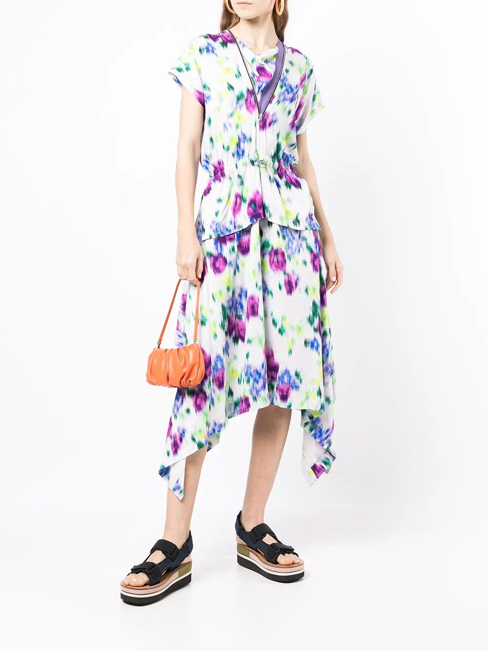 Kenzo o1y1025 Maxi Dress in Multicolor Size M / US 6-8 / IT 42-44 - 4 Thumbnail