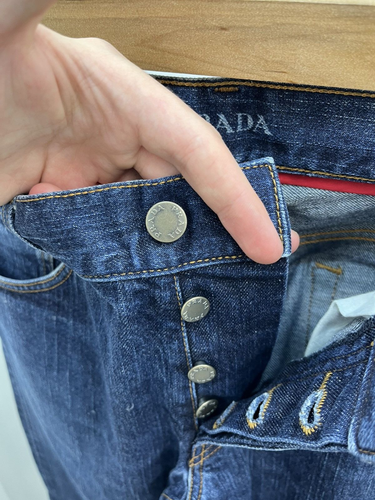 Prada Vintage Prada Tapered Fit Denim Jeans Size US 32 / EU 48 - 7 Thumbnail