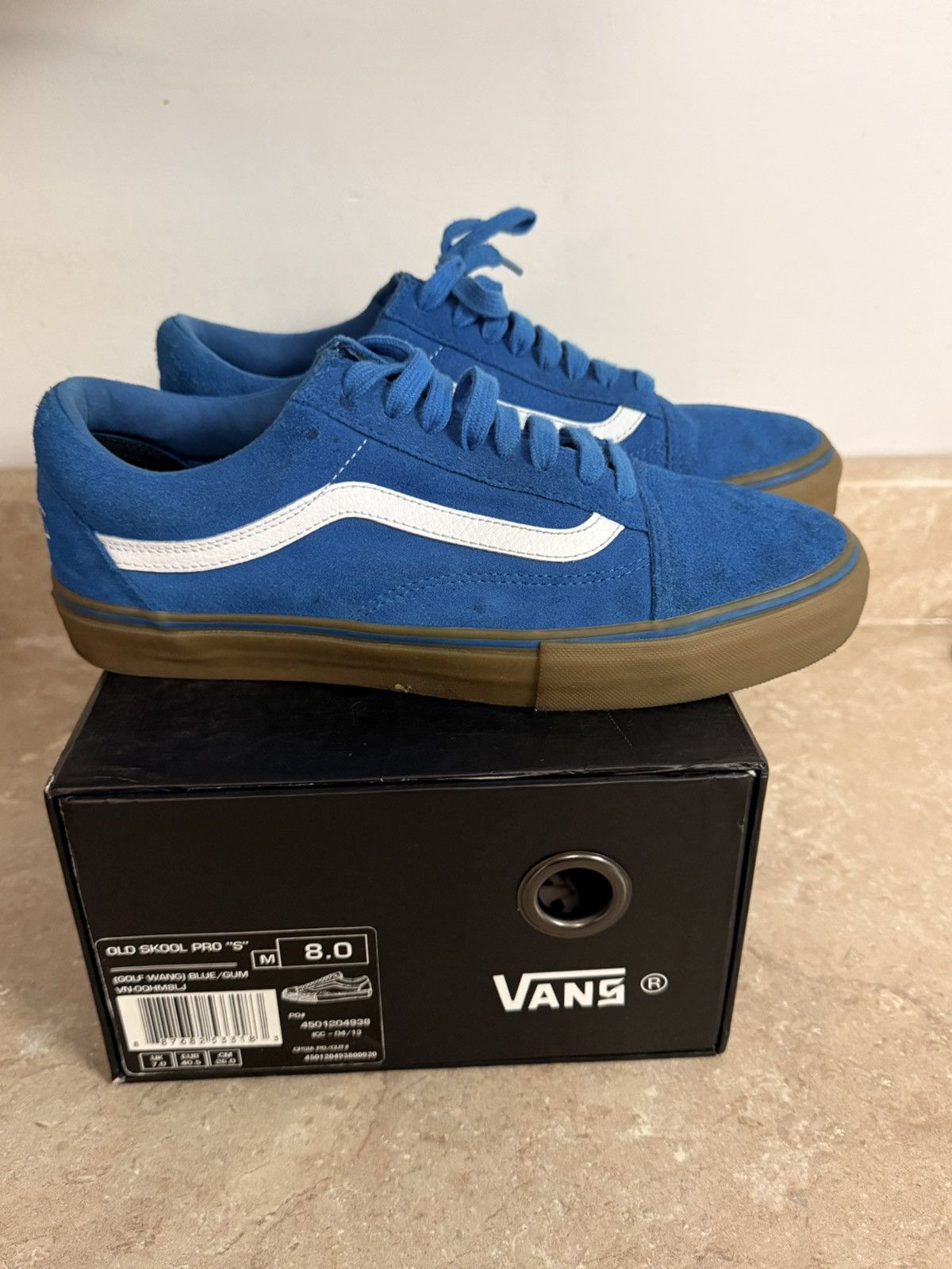 Golf Wang × Syndicate × Vans Golf Wang Vans Syndicate Gum/Blue 2013 Sz 8 Size US 8 / EU 41 - 2 Thumbnail