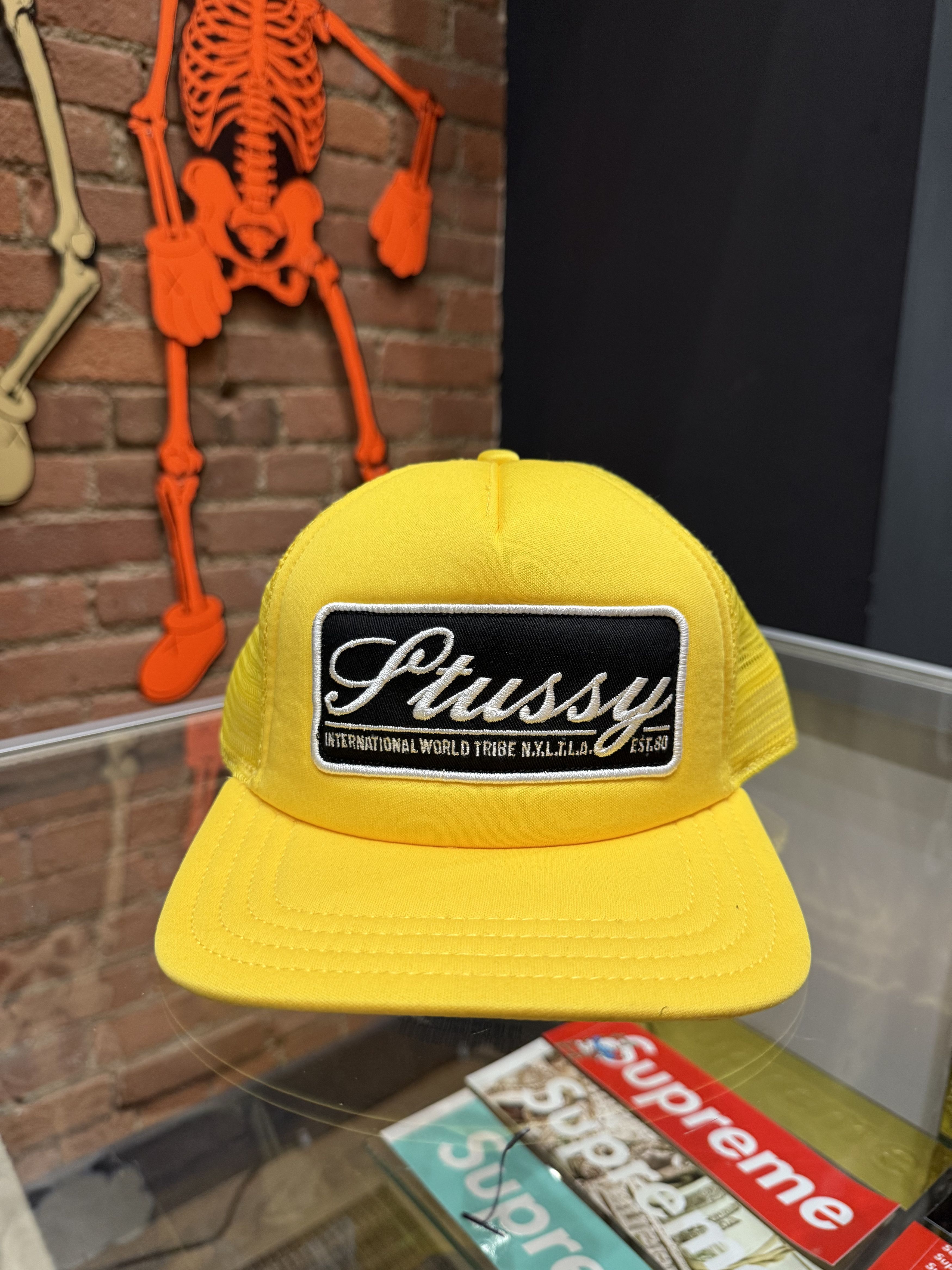 Stussy Stussy Yellow Hat Size ONE SIZE - 1 Thumbnail
