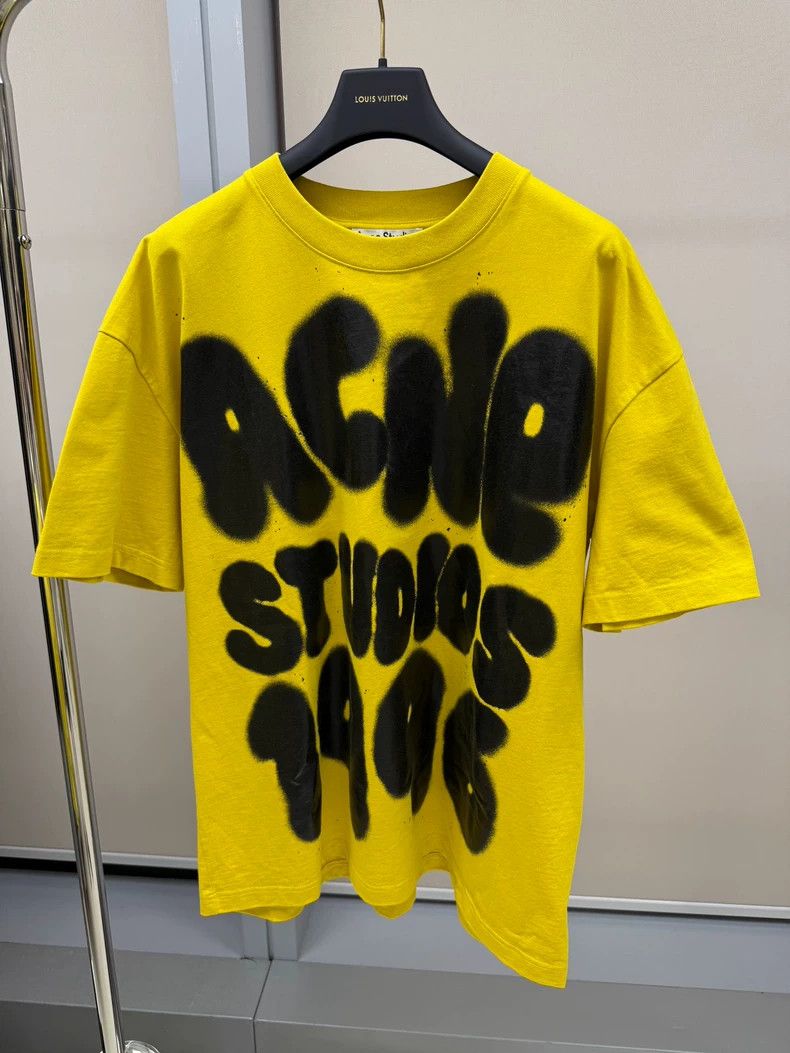 Acne Studios Acne Studios 1996 Graffiti Logo Tee - dmc Size US M / EU 48-50 / 2 - 1 Thumbnail