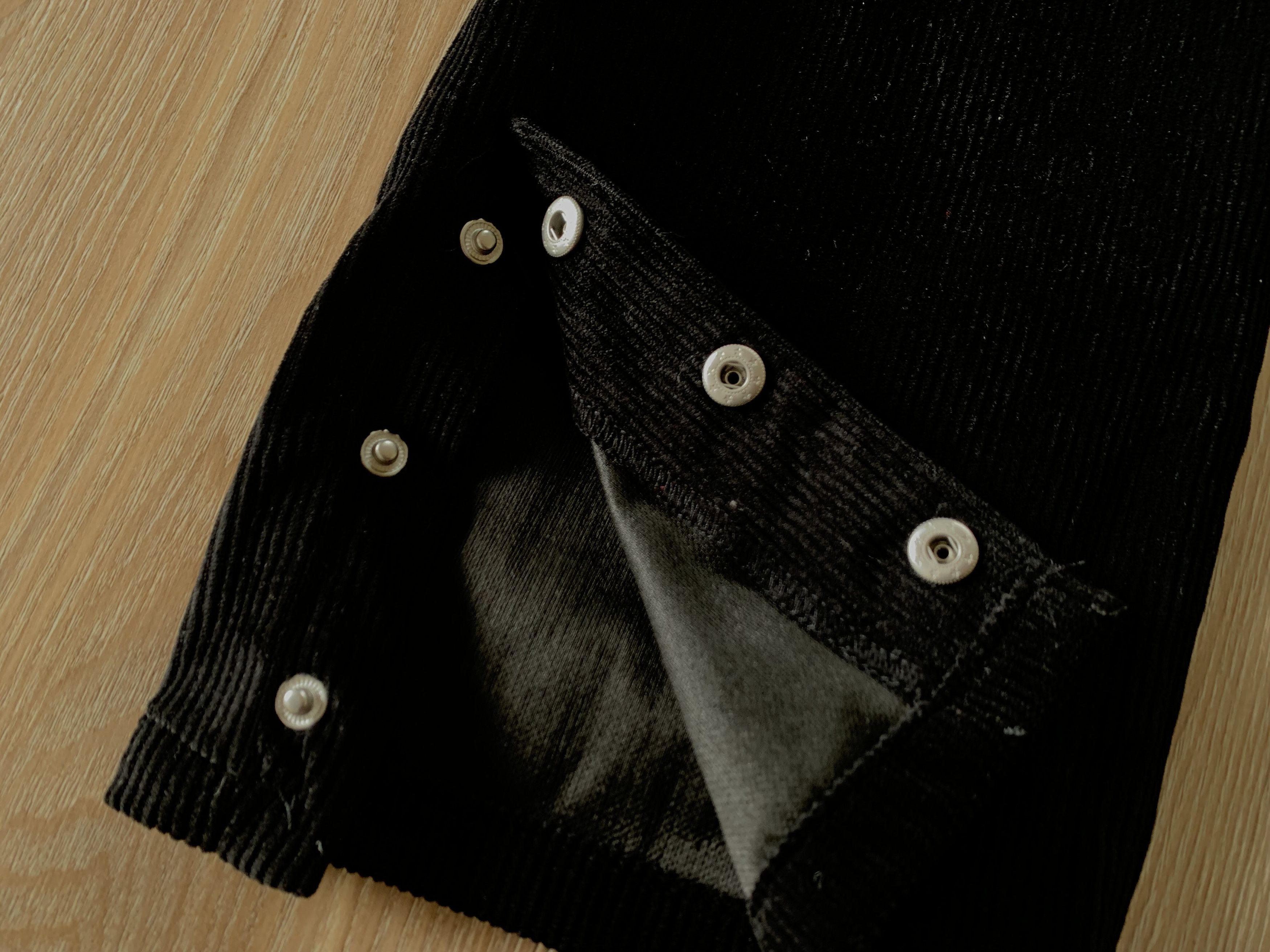 Boohoo × Vintage BohooMan Velvet Black Button Pants Size US 32 / EU 48 - 6 Thumbnail