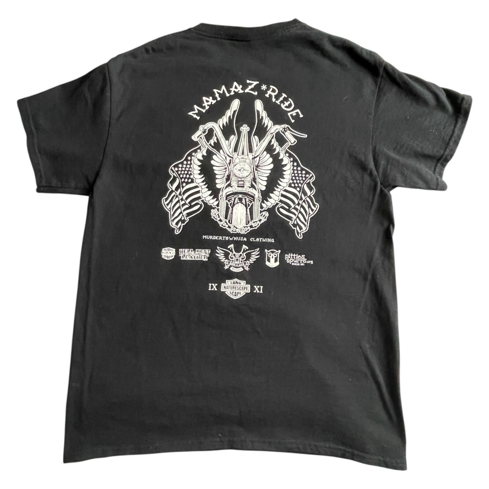 Other Murdertownusa Mama'z Ride Motorcycle T Shirt Mens M Black Size US M / EU 48-50 / 2 - 1 Thumbnail