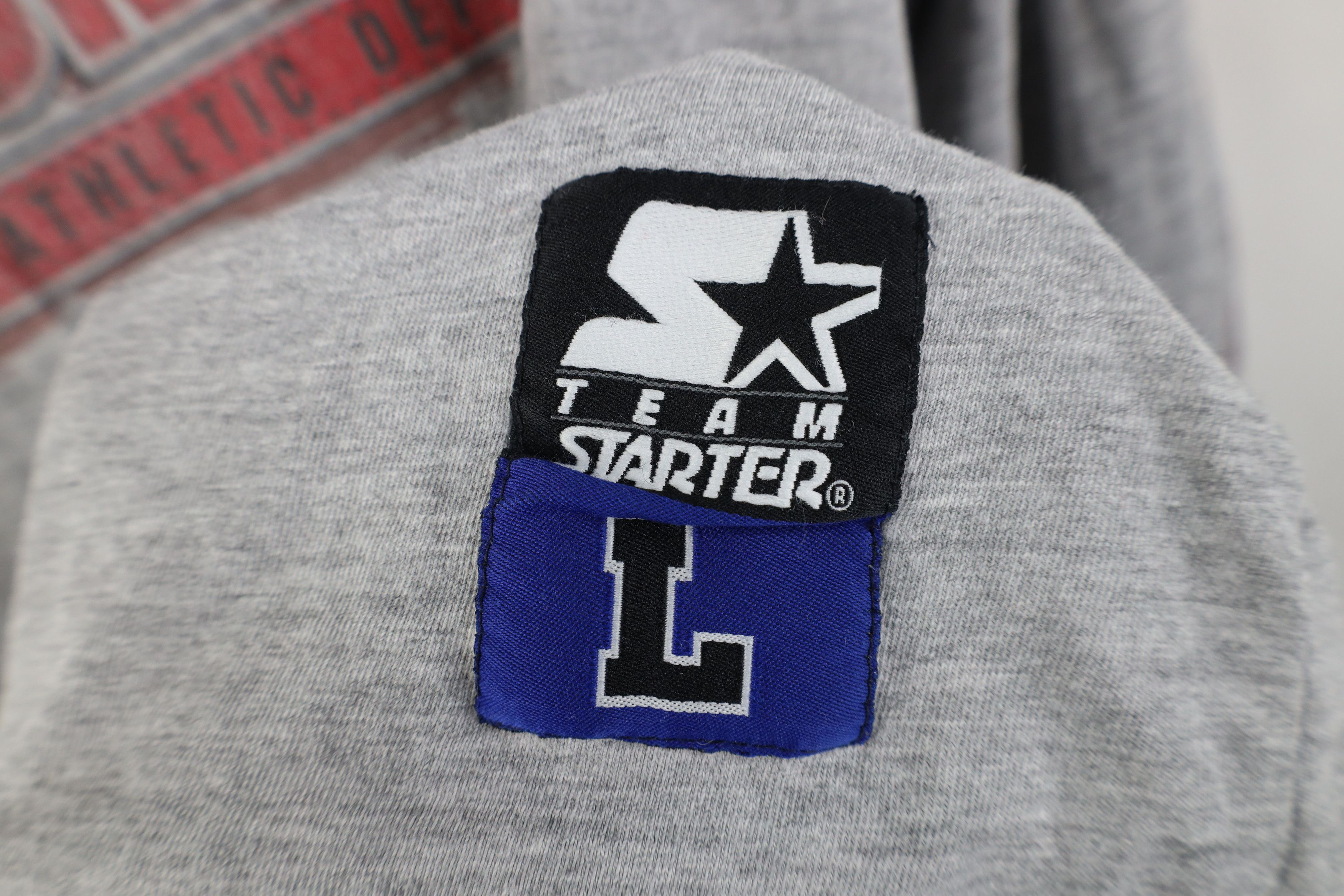 Starter Vintage 90s Starter Ohio University Long Sleeve T-Shirt Size US L / EU 52-54 / 3 - 6 Thumbnail