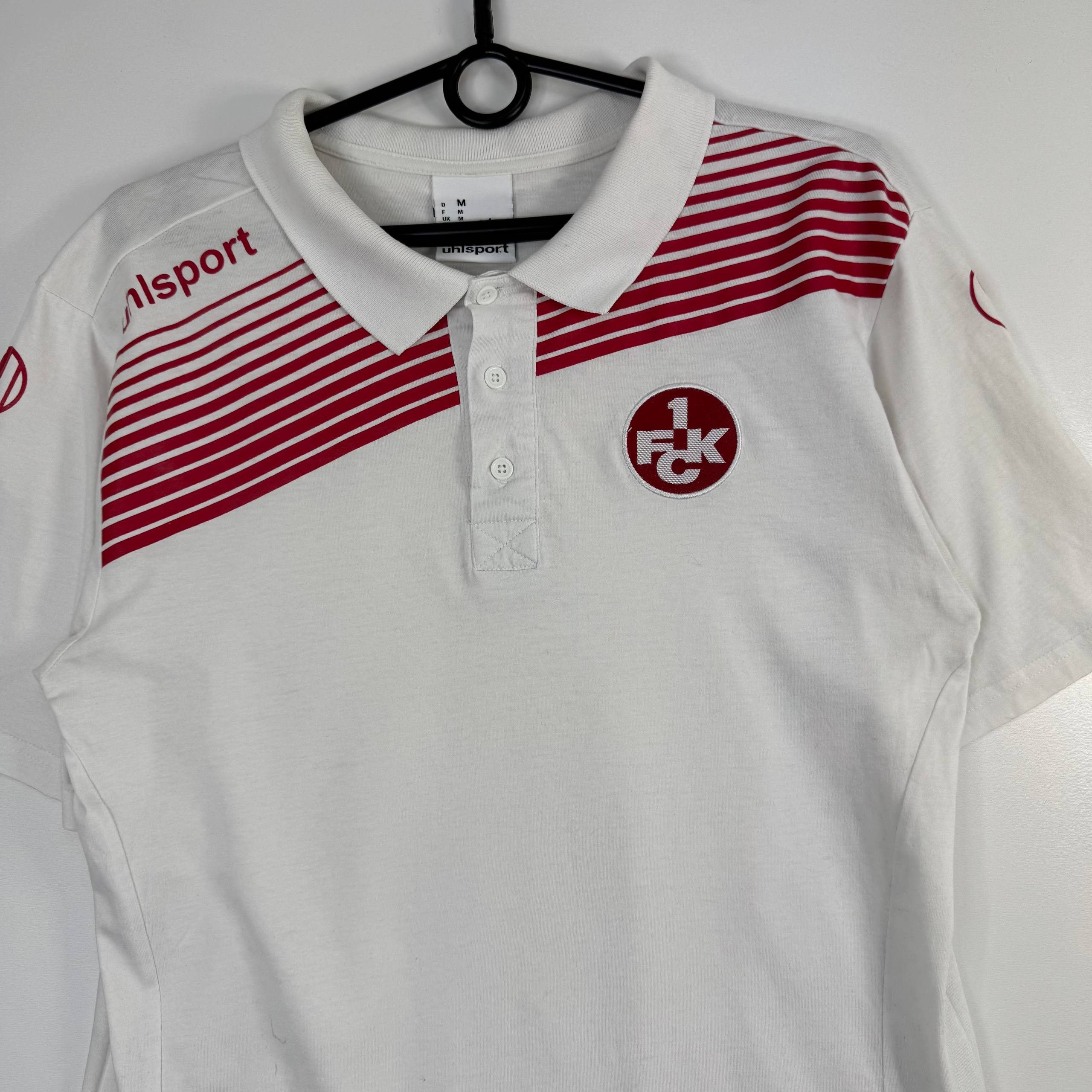 Other Uhlsport 1.FC Kaiserslautern White Polo Shirt Size M Size US M / EU 48-50 / 2 - 2 Thumbnail