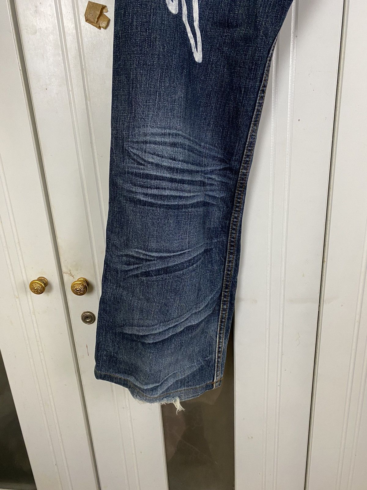 Japanese Brand × Vintage Vintage Japan Denim Flared Wing Sorridere Size US 35 - 8 Thumbnail