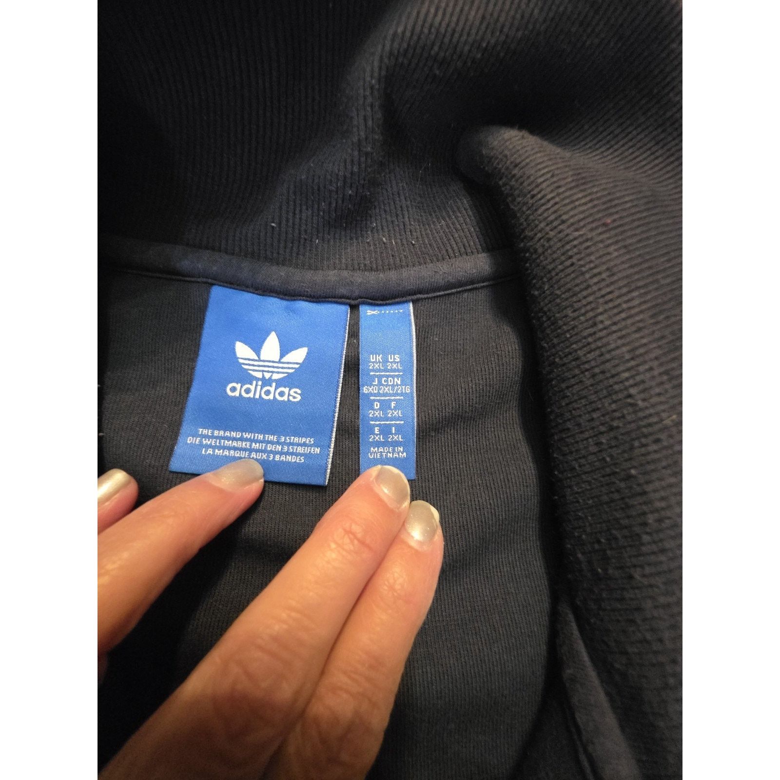 Adidas Adidas 1/4 Zip Men's Track Jacket Size 2XL Size US XXL / EU 58 / 5 - 5 Thumbnail