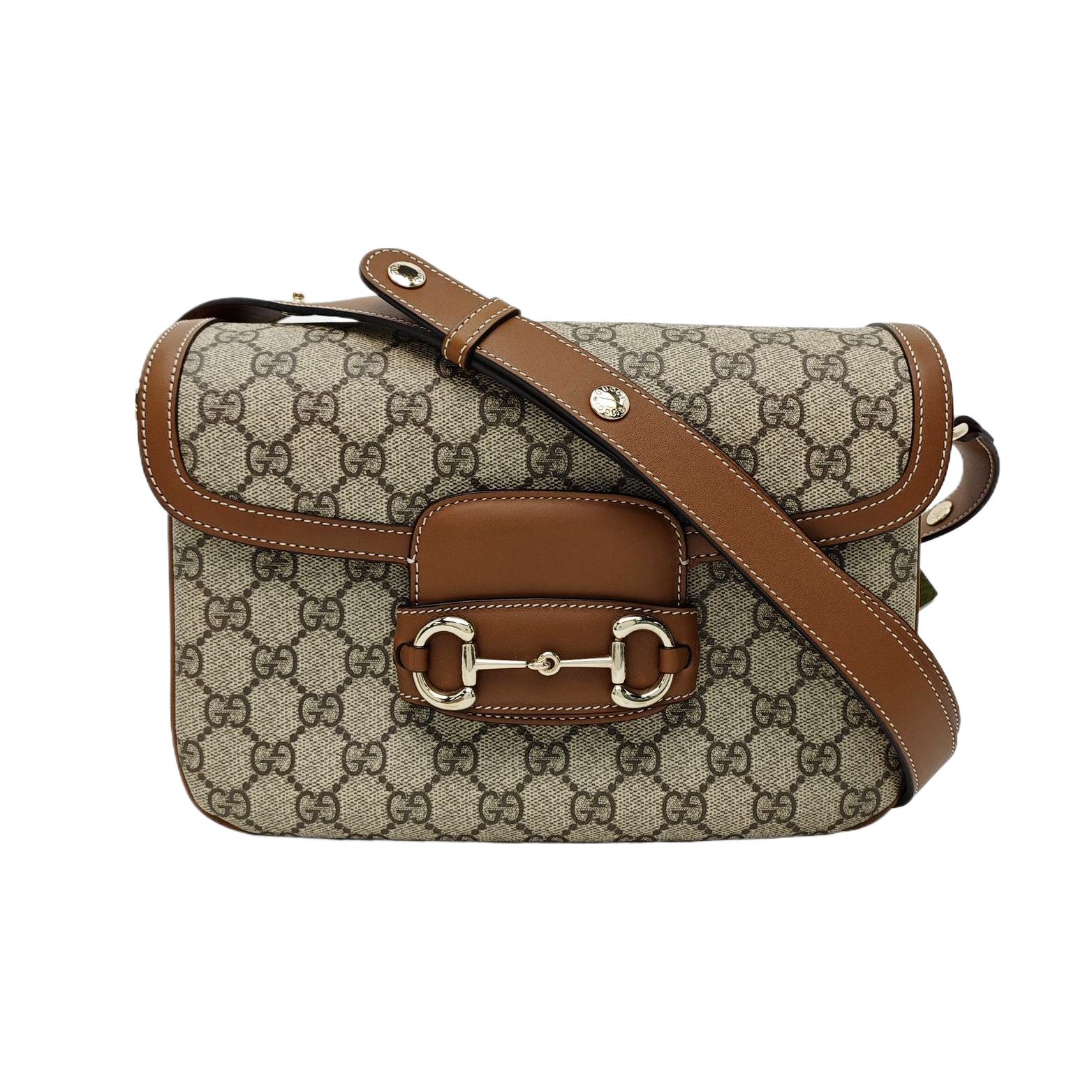 Gucci Gucci Horsebit 1955 GG Supreme Shoulder Bag Size ONE SIZE - 1 Thumbnail