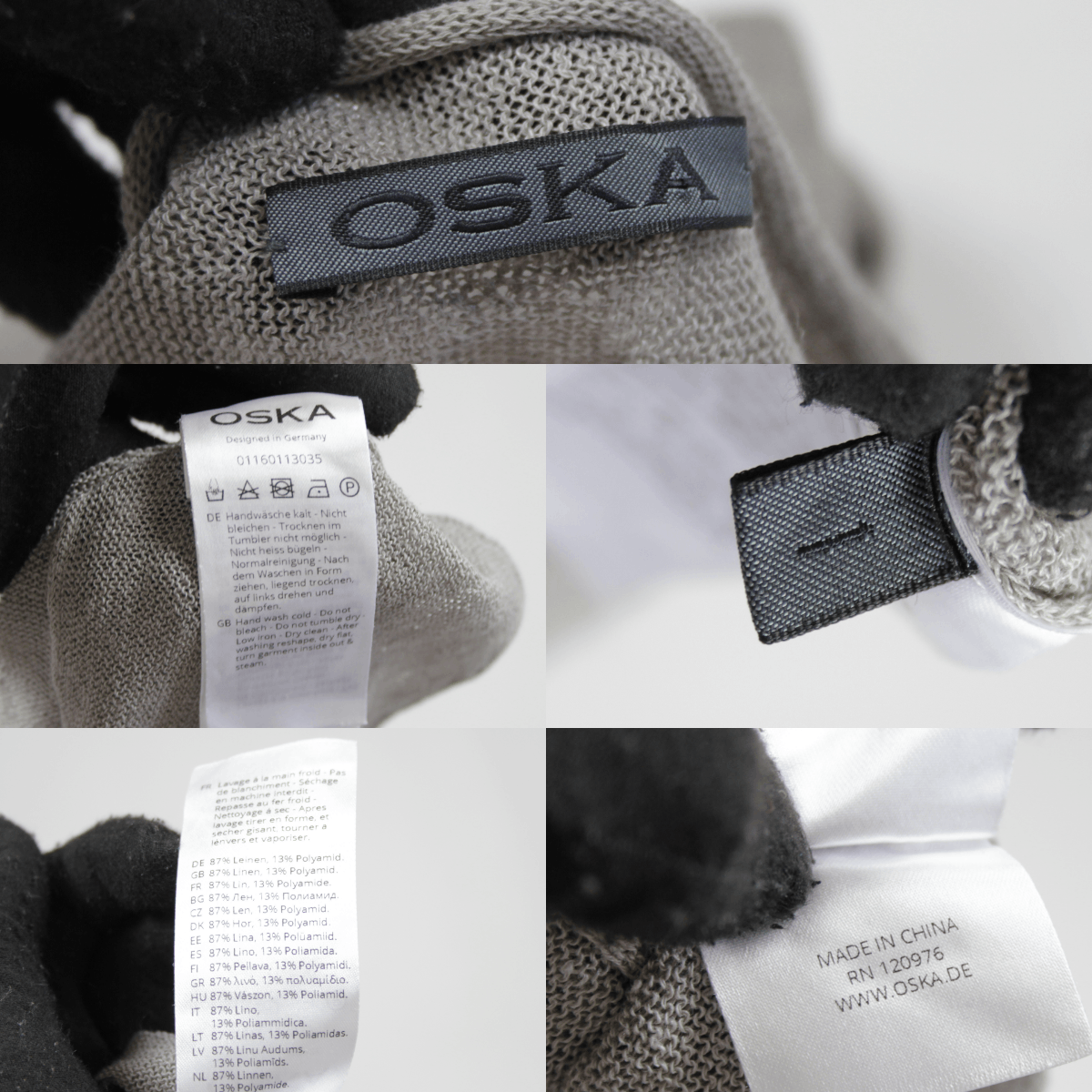 OSKA Linen Mesh Avant Garde Battwings Knit Sweater Size S / US 4 / IT 40 - 7 Thumbnail