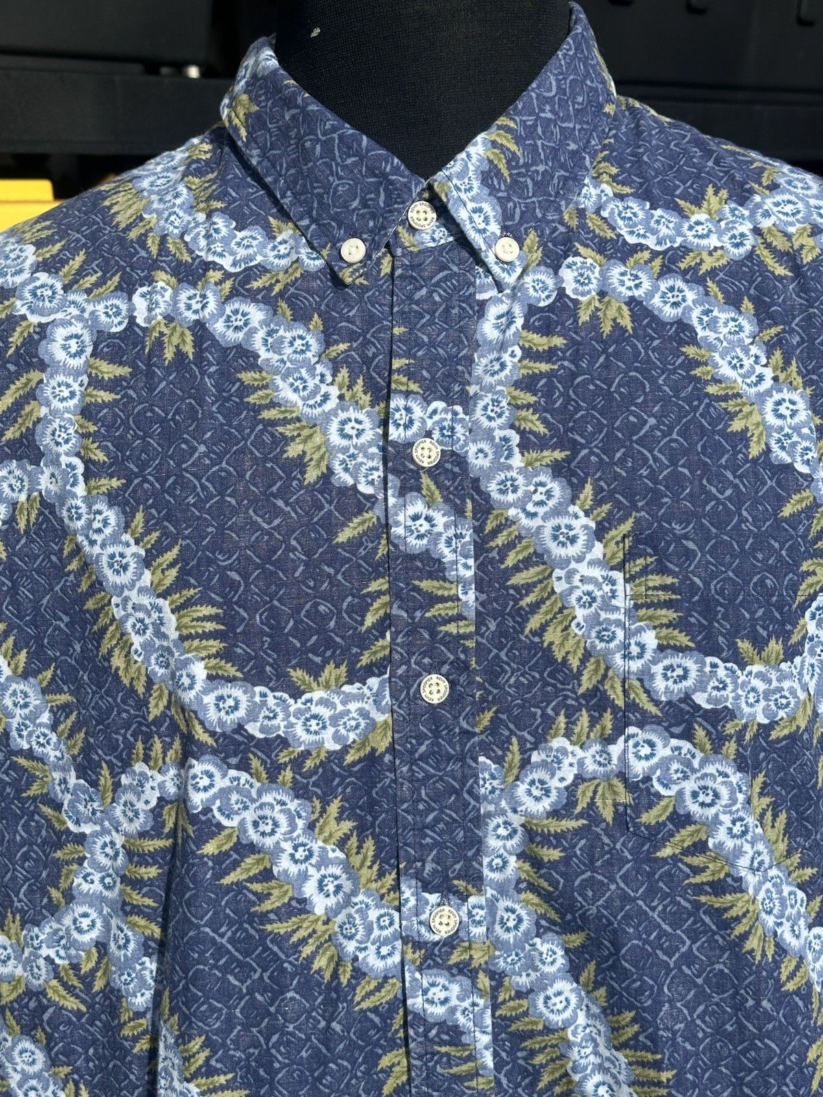Reyn Spooner PreOwned Reyn Spooner Classic Fit Hawaiian Blue Men's XL Size US XL / EU 56 / 4 - 3 Thumbnail