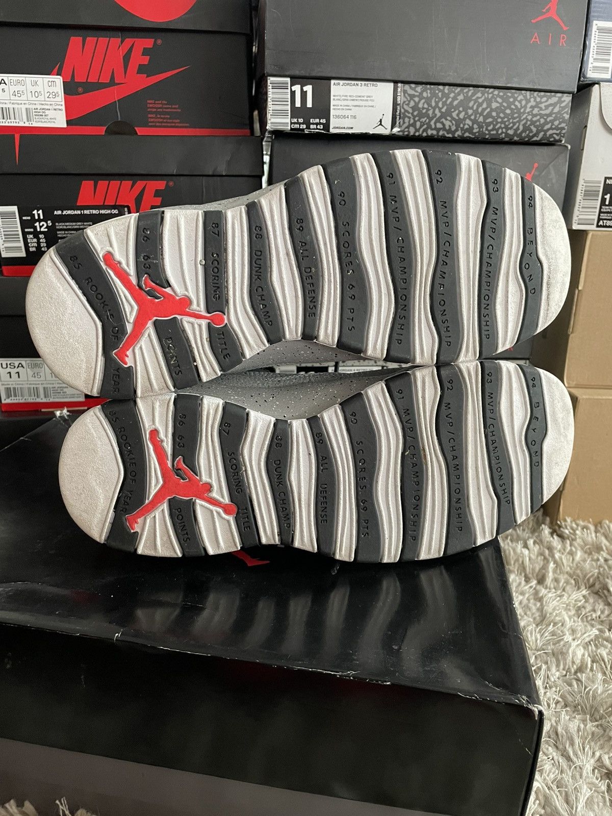 Jordan Brand Jordan 10 Light Smoke Grey Size US 11 / EU 44 - 9 Thumbnail