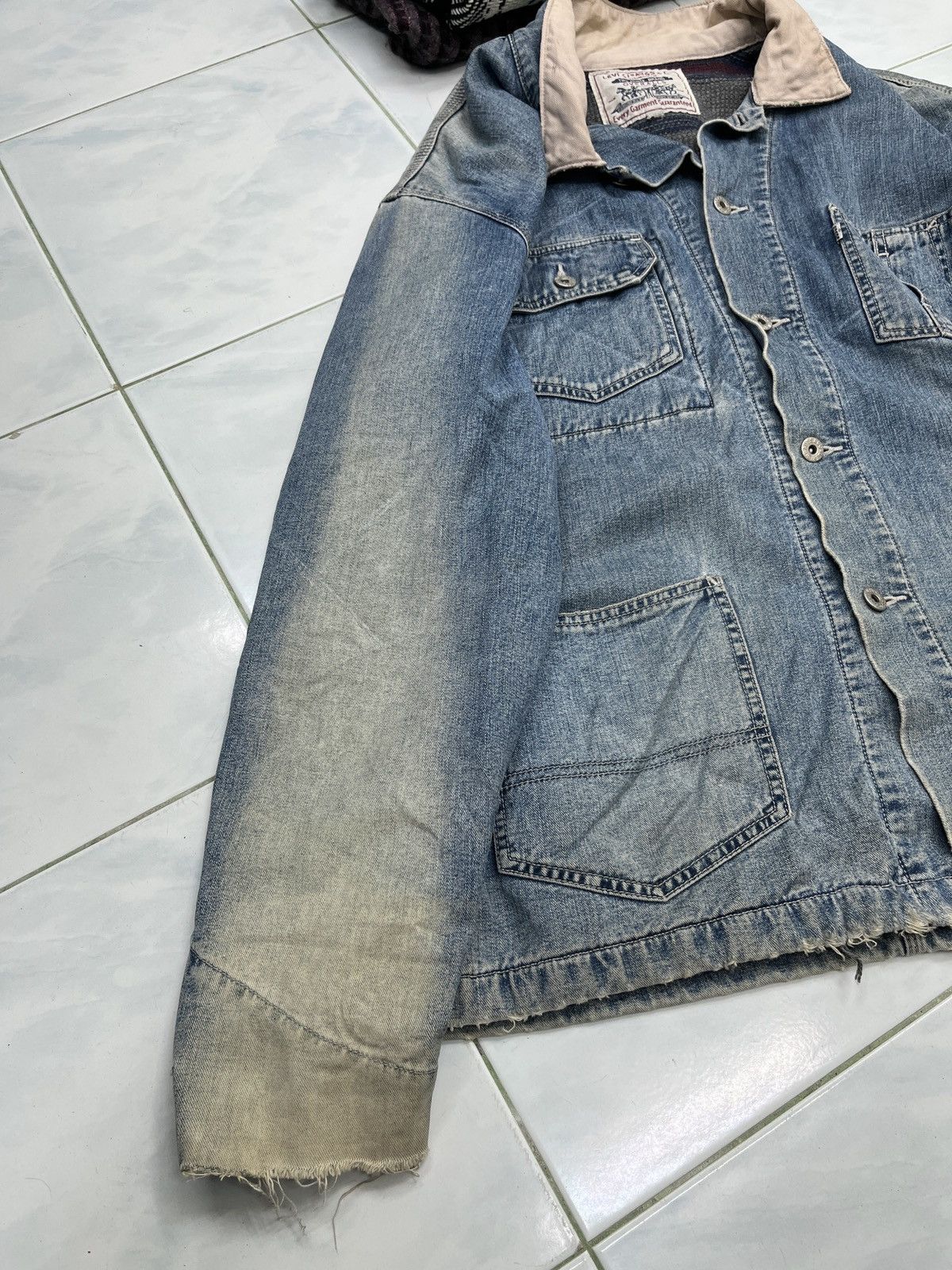 Levi's × Vintage 🔥🔥🔥STEALS VTG LEVIS BLANKET LINED CHORE JACKET Size US L / EU 52-54 / 3 - 15 Thumbnail