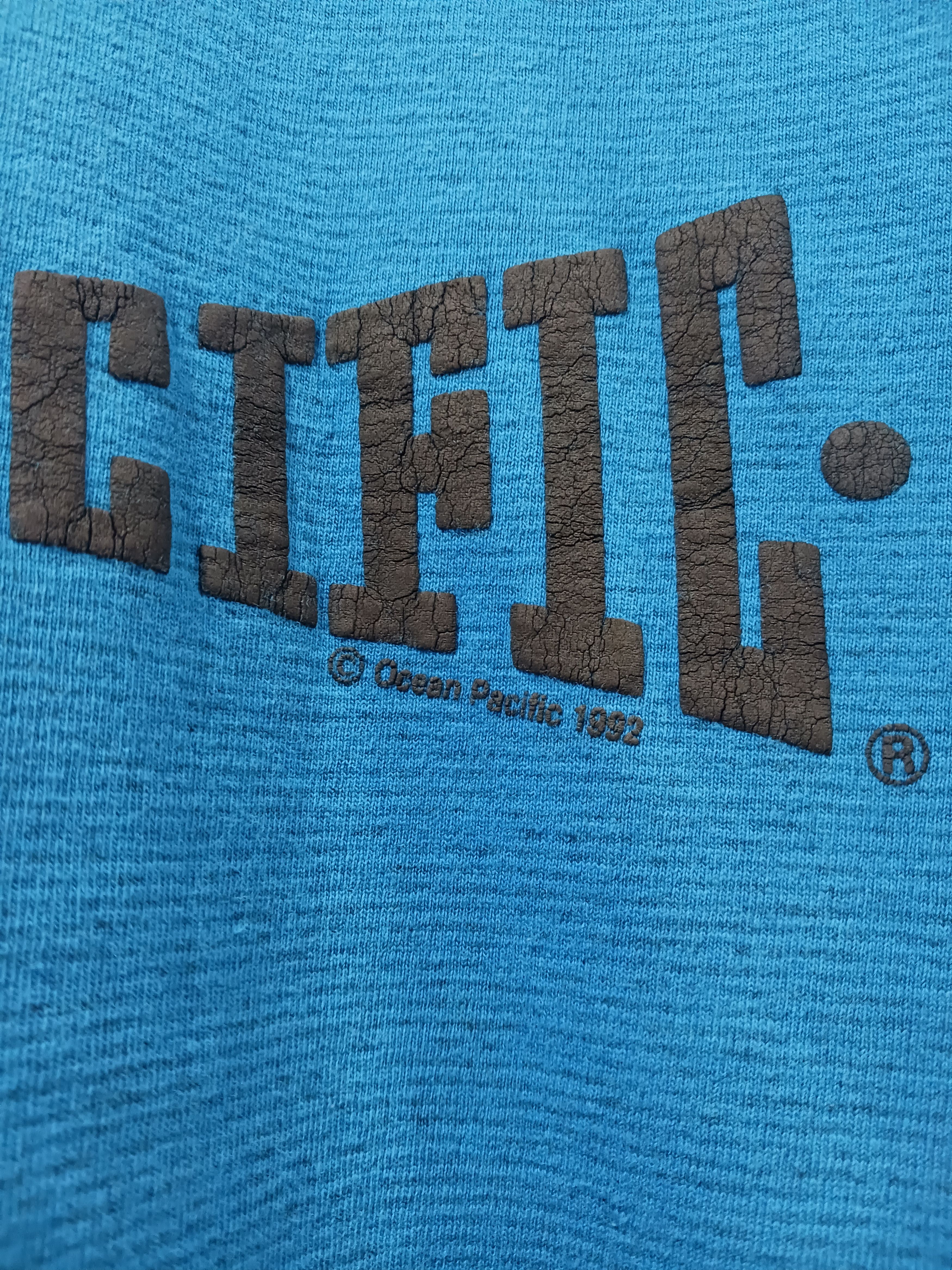 Ocean Pacific × Vintage Vintage 1992 Ocean Pacific "3D Raised Logo" Graphic T-Shirt Size US XL / EU 56 / 4 - 4 Thumbnail