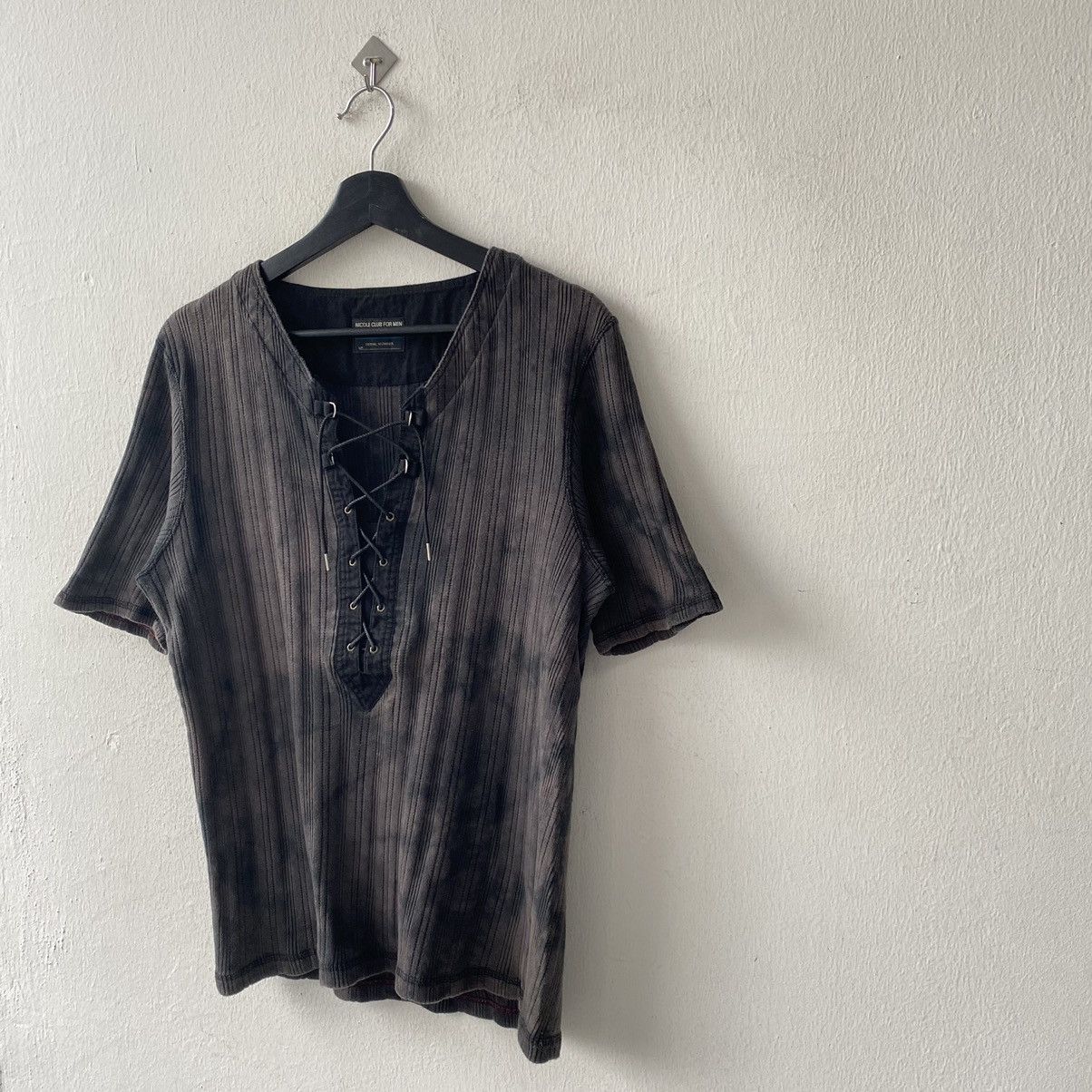 If Six Was Nine × Le Grande Bleu (L.G.B.) × Nicole Club Ncfm Nicole Club For Men Faded Rope Shirts Size US S / EU 44-46 / 1 - 1 Thumbnail
