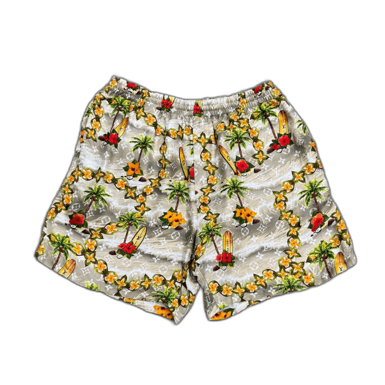 Louis Vuitton louis vuitton floral silk beach shorts Size US 44 / EU 60 - 1 Thumbnail