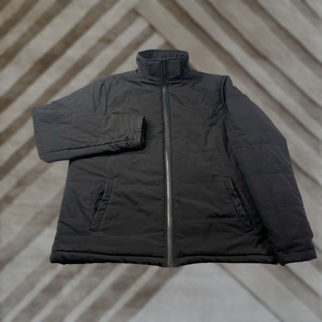 Vintage ORORO Mens Heated Jacket Coat Black L Large Battery Included Hoodless Winter Outdoor Wind Water Resistant Zip Pockets Size US L / EU 52-54 / 3 - 1 Thumbnail